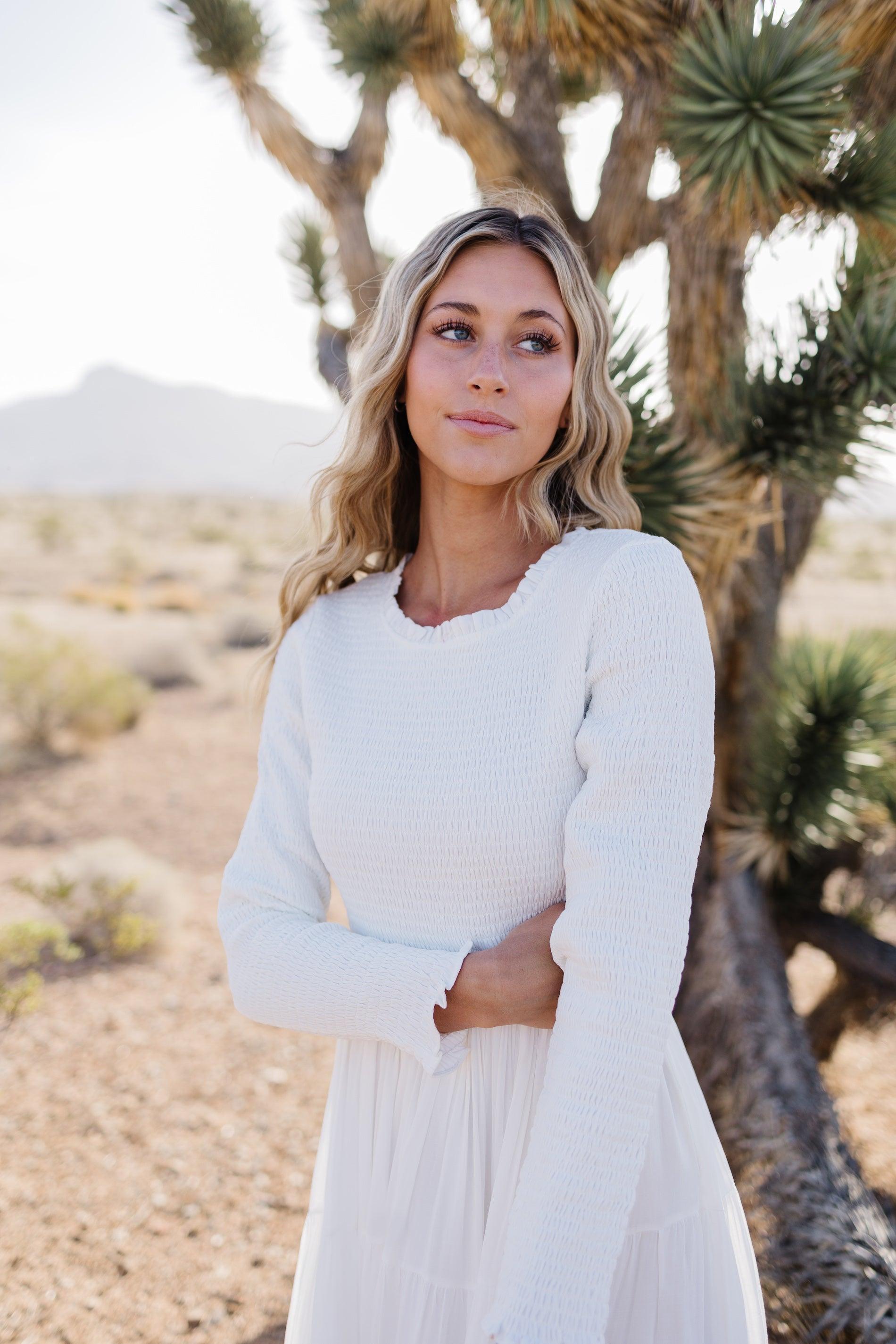 White Temple Dresses