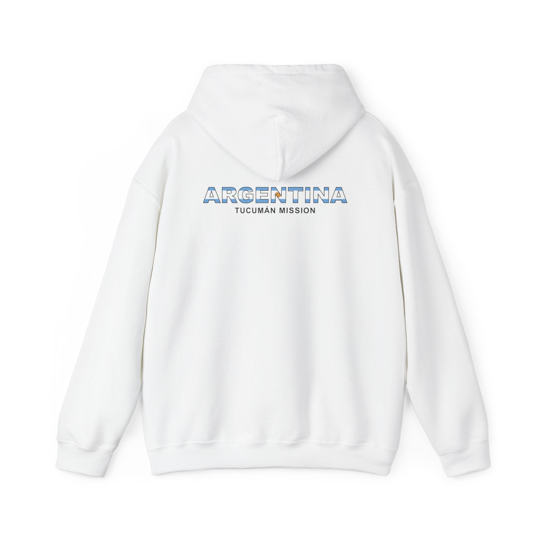 Argentina Tucuman Mission Flag Title Back Hoodie