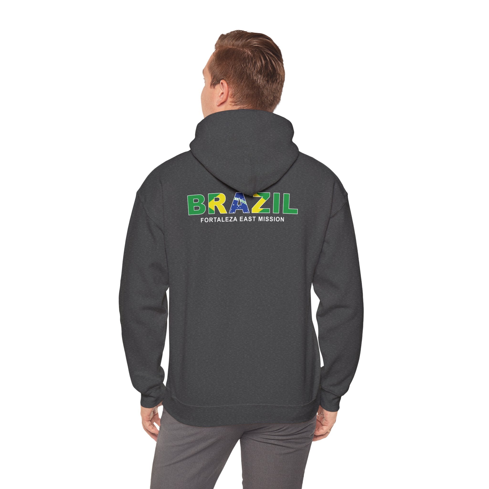 Brazil Fortaleza East Mission Flag Title Back Hoodie