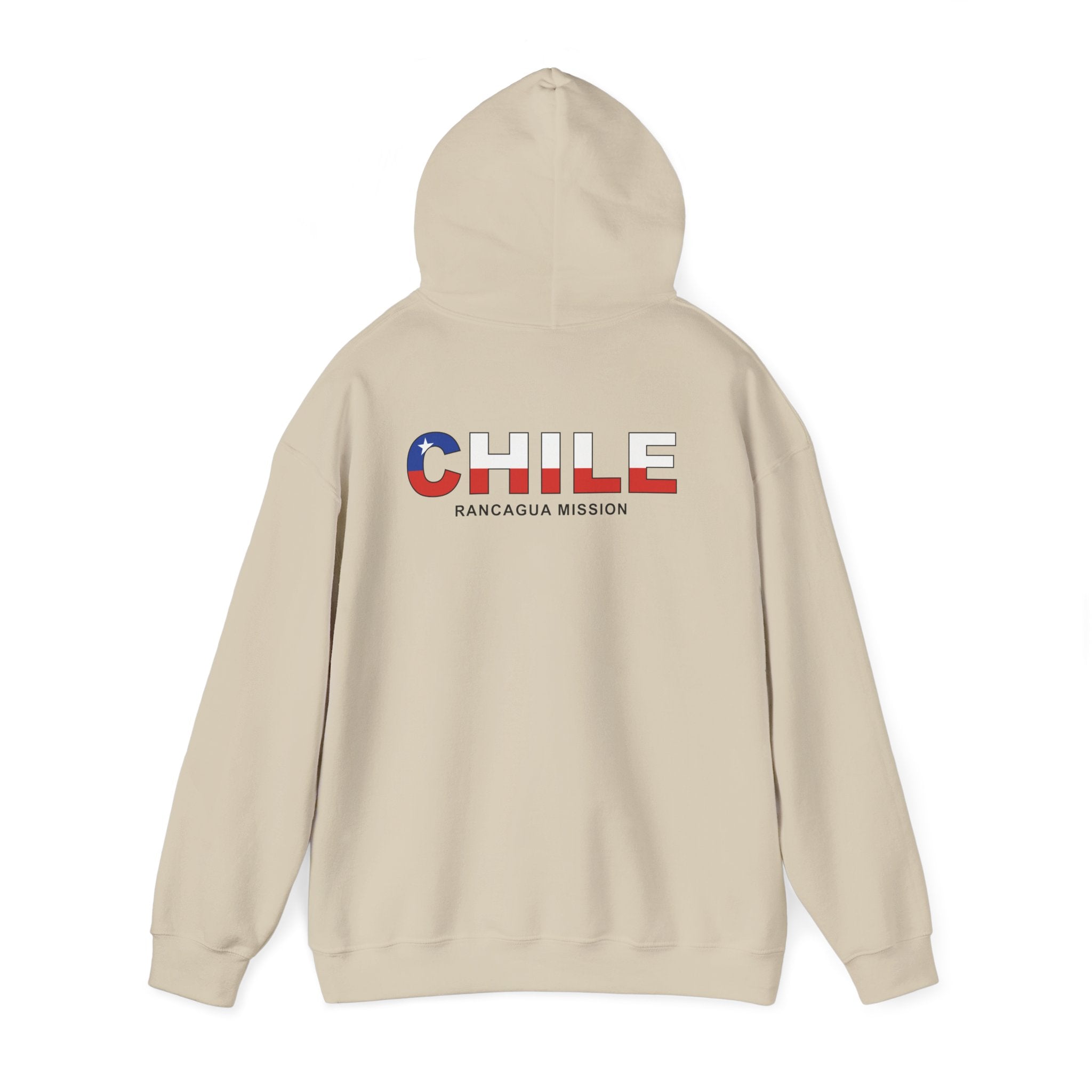 Chile Rancagua Mission Flag Title Back Hoodie