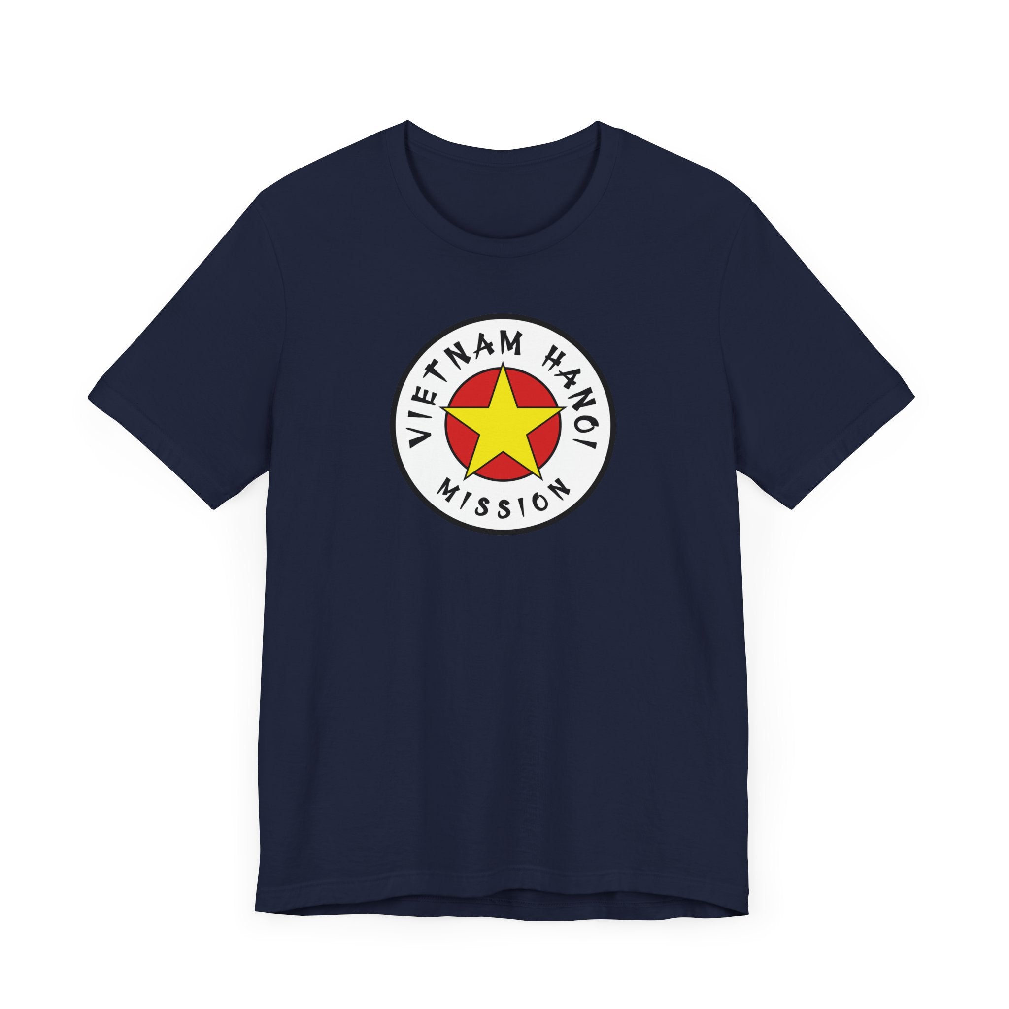 Vietnam Hanoi Mission Flag Logo (White Border) T-shirt