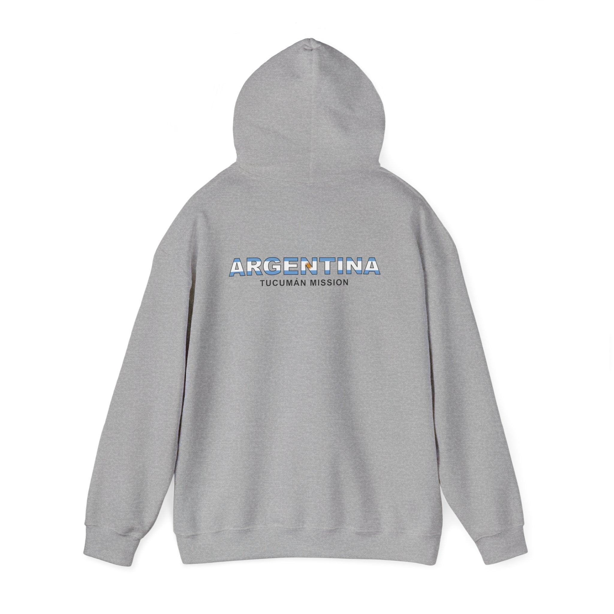Argentina Tucuman Mission Flag Title Back Hoodie