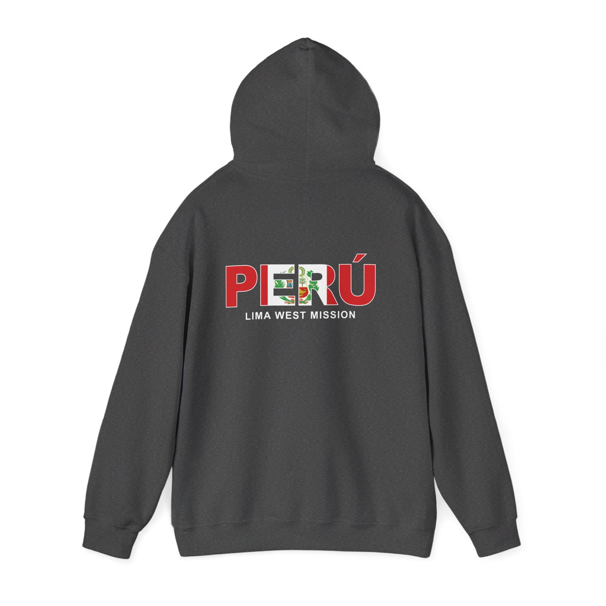 Peru Lima West Mission Flag Title Back Hoodie