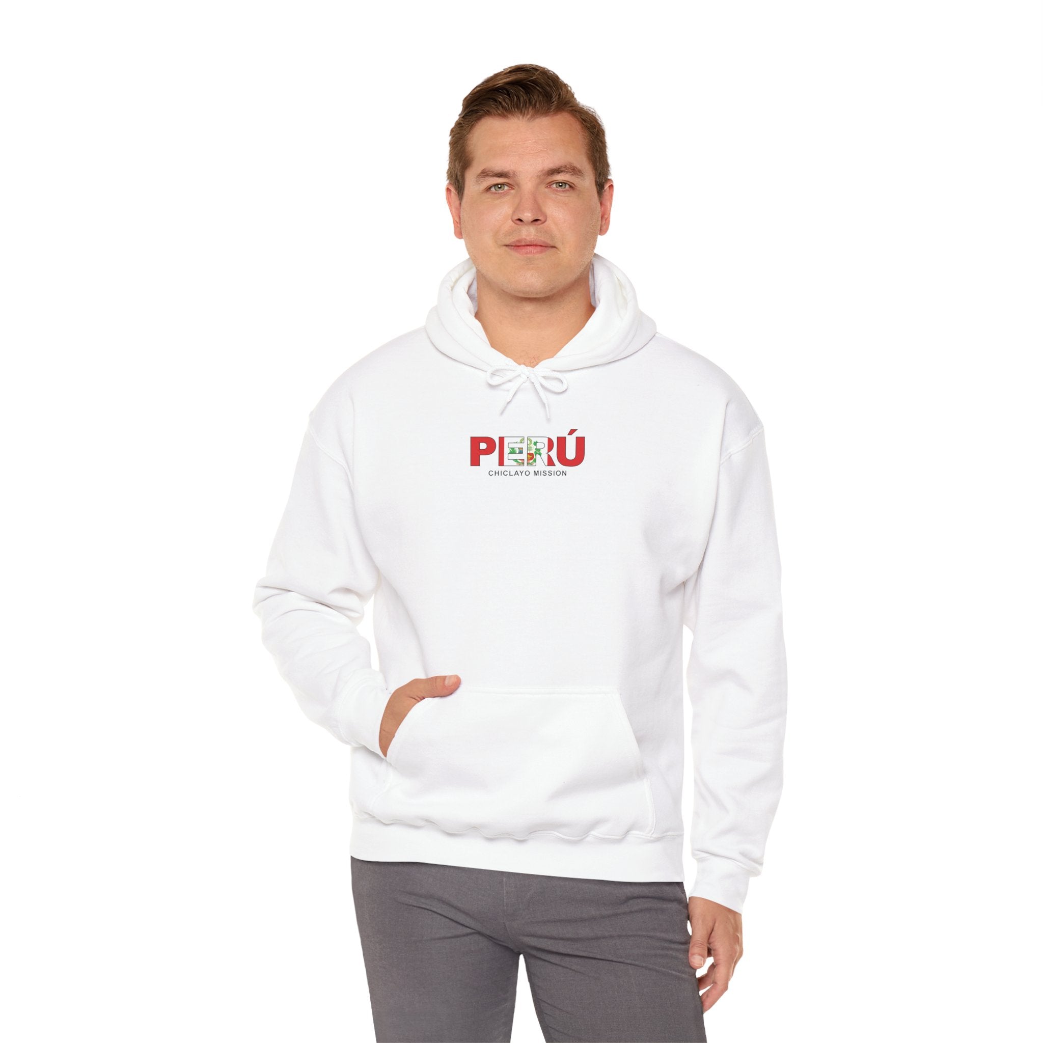 Peru Lima Central Mission Flag Title Back Hoodie