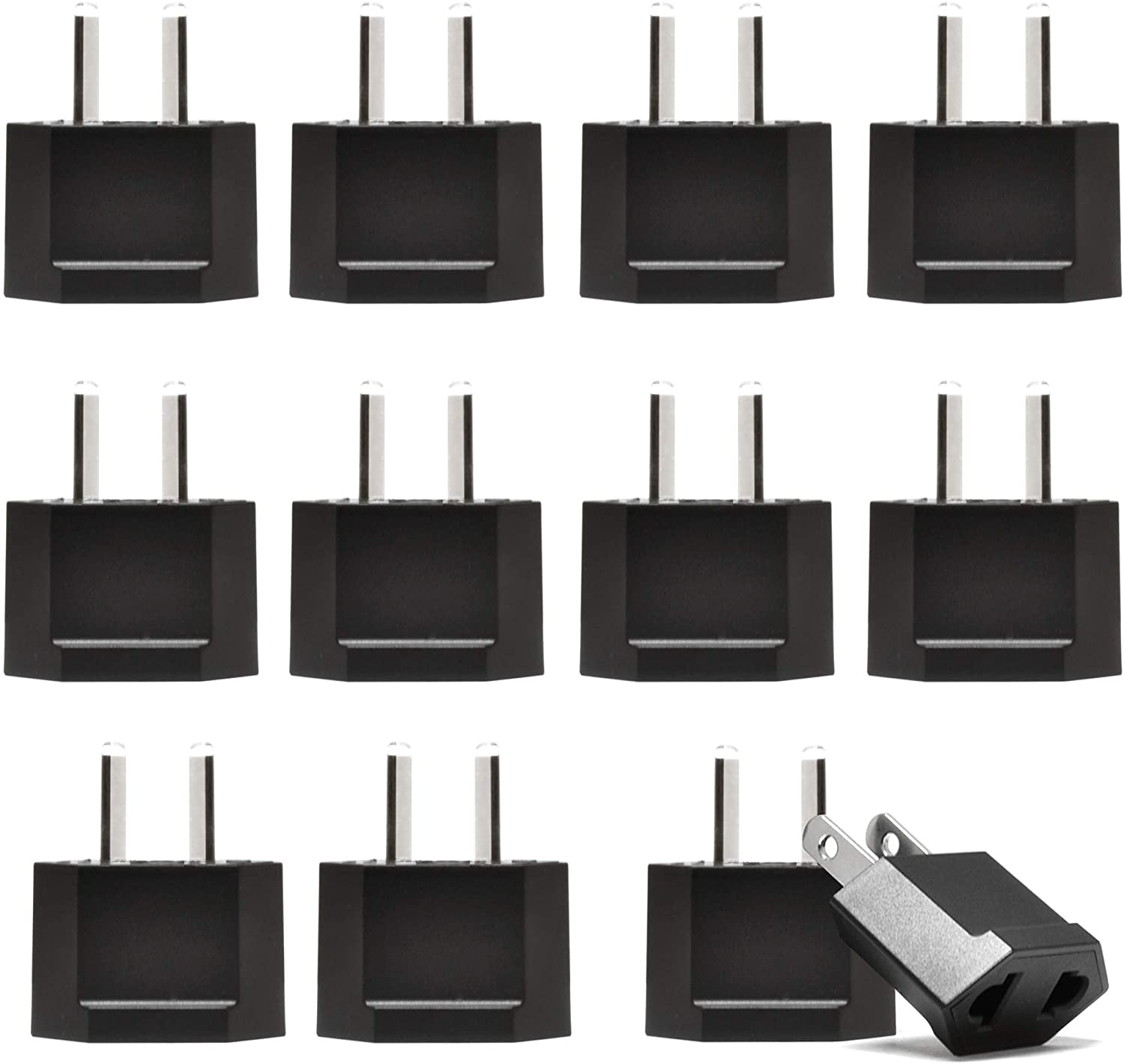 USA to Australia/China Plug Adapter - Non-Grounded (UP-6AU-12AU)