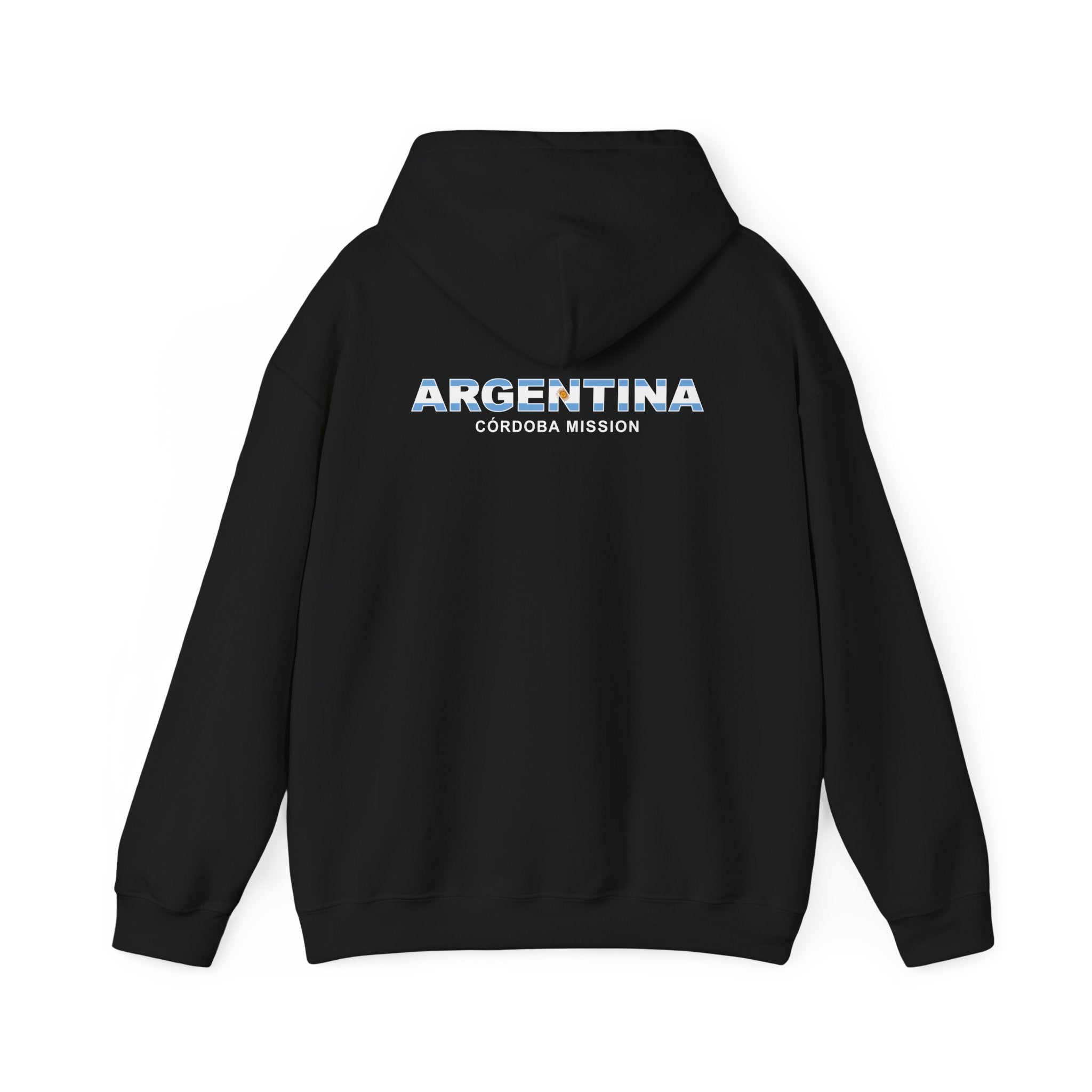 Argentina Cordoba Mission Flag Title Back Hoodie