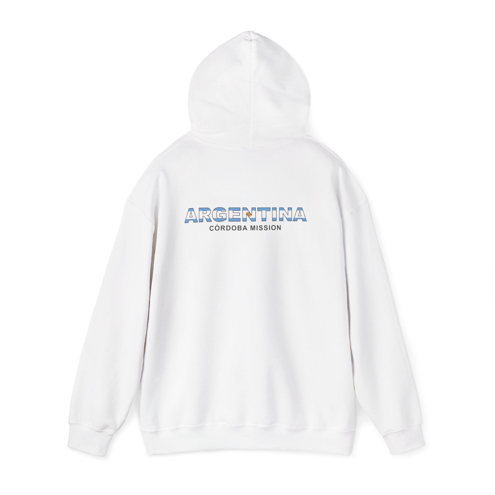 Argentina Cordoba Mission Flag Title Back Hoodie