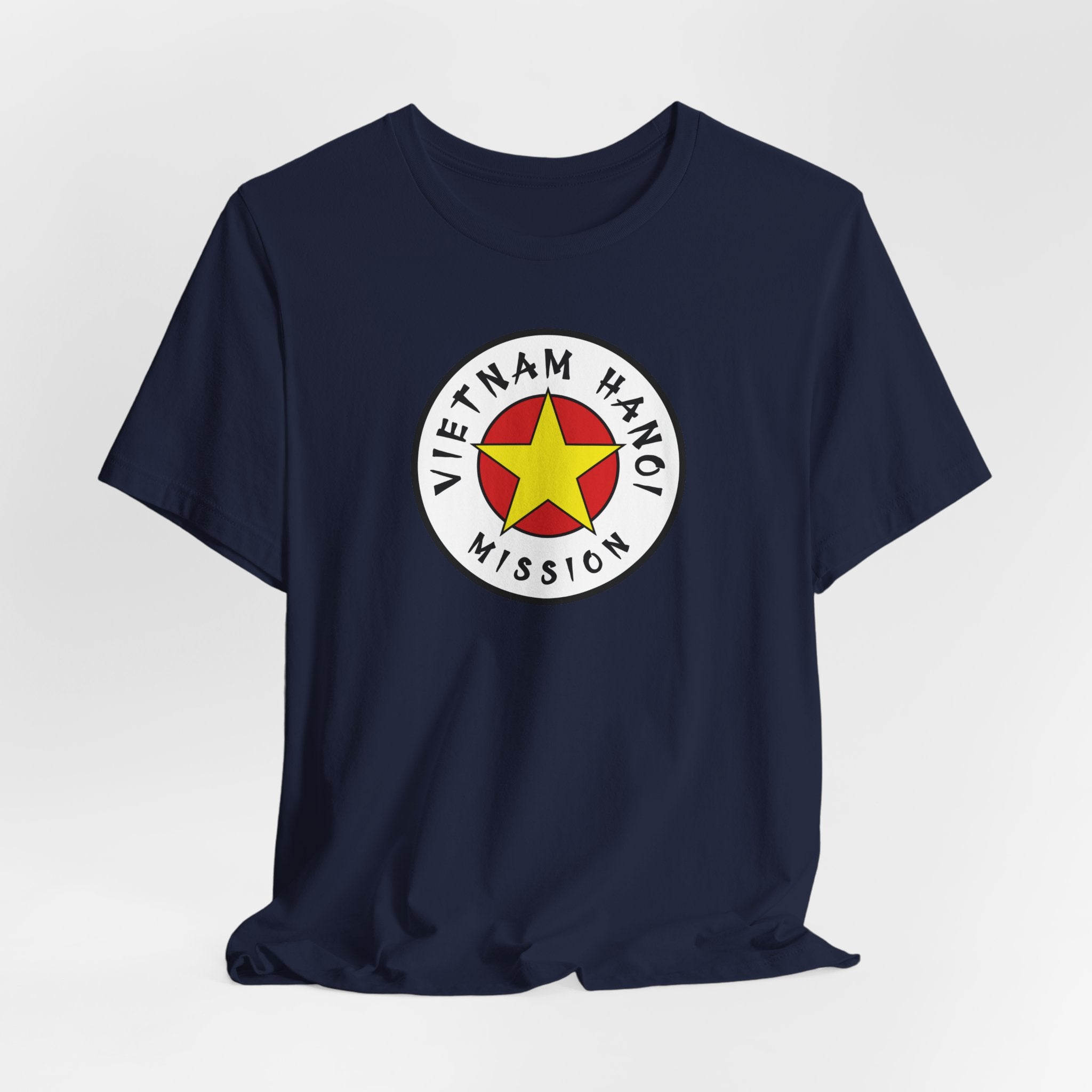 Vietnam Hanoi Mission Flag Logo (White Border) T-shirt