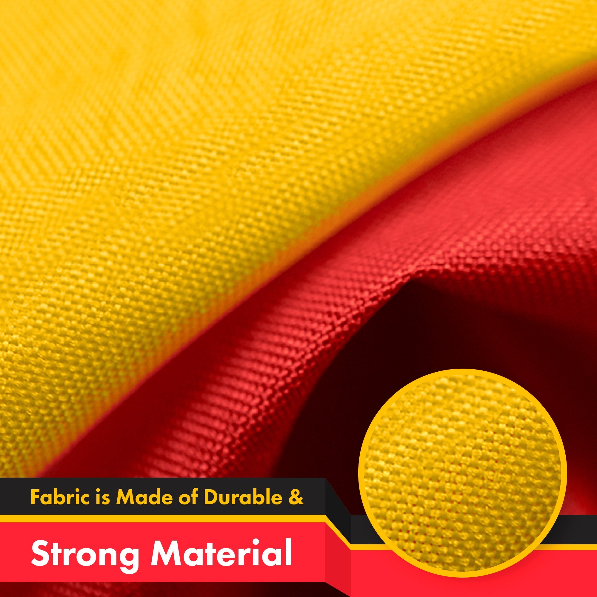 Belgium (Belgian) Flag 150D Printed Polyester 3x5 Ft