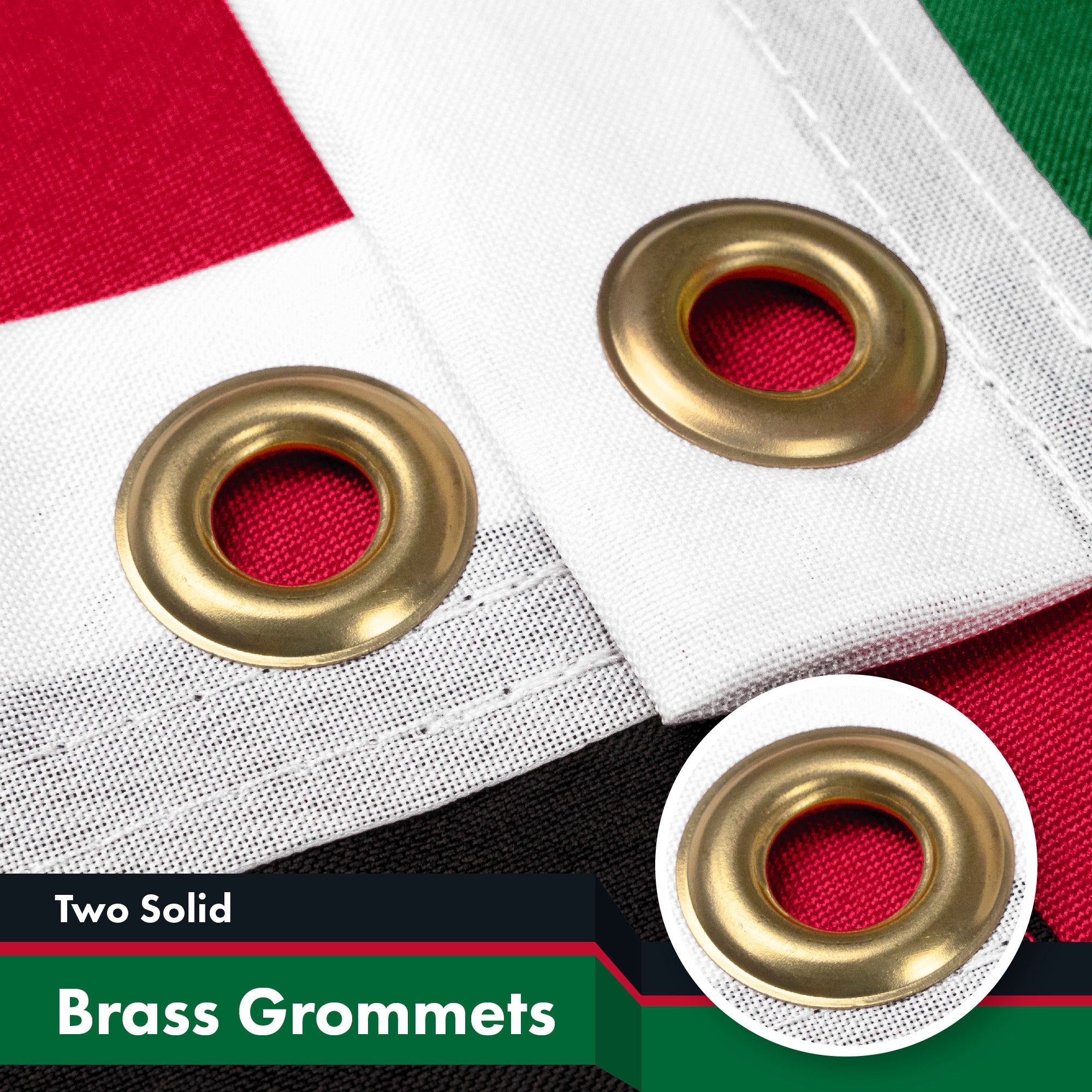 Kenya (Kenyan) Flag | 3x5 feet | Printed 150D, Indoor/Outdoor, Vibrant Colors, Brass Grommets, Quality Polyester, Much Thicker More Durable Than 100D and 75D Polyester