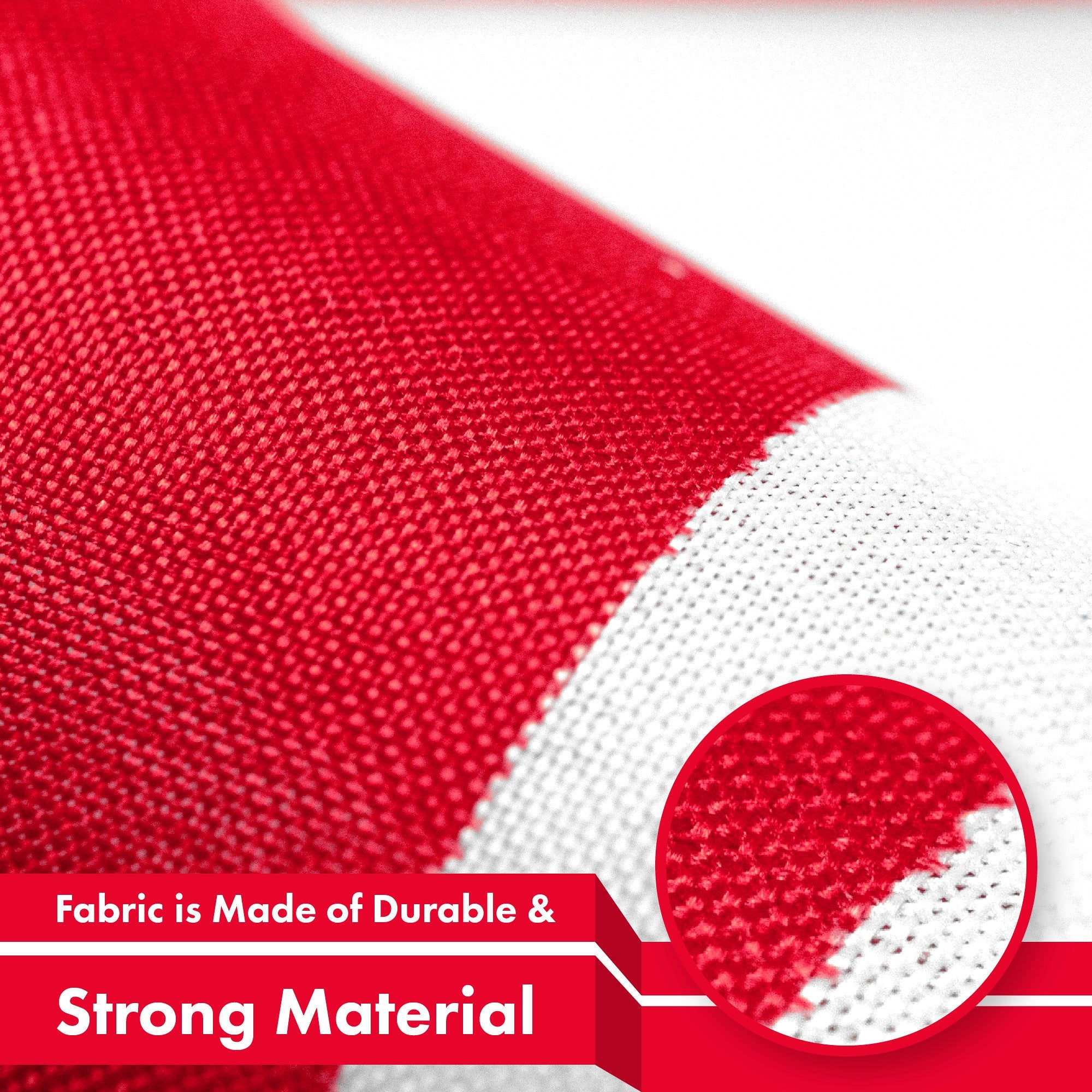 Denmark (Danish) Flag 150D Printed Polyester 3x5 Ft