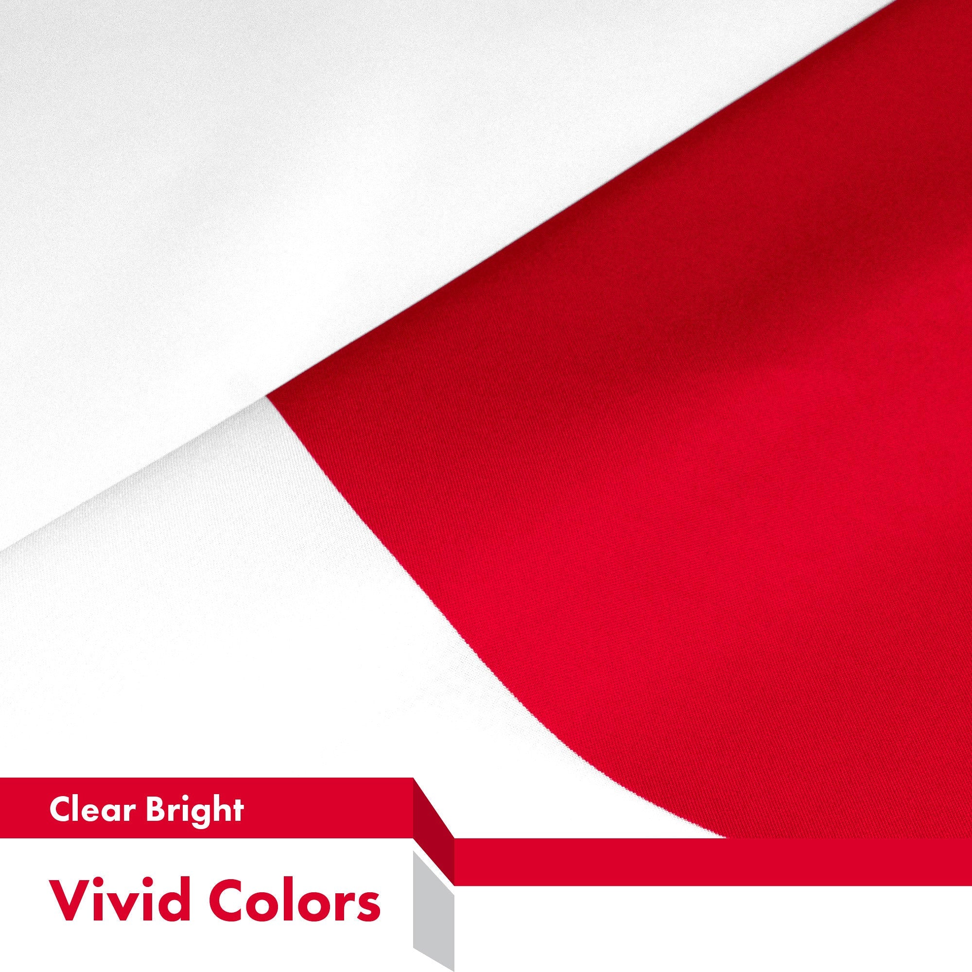 Japan (Japanese) Flag 150D Printed Polyester 3x5 Ft