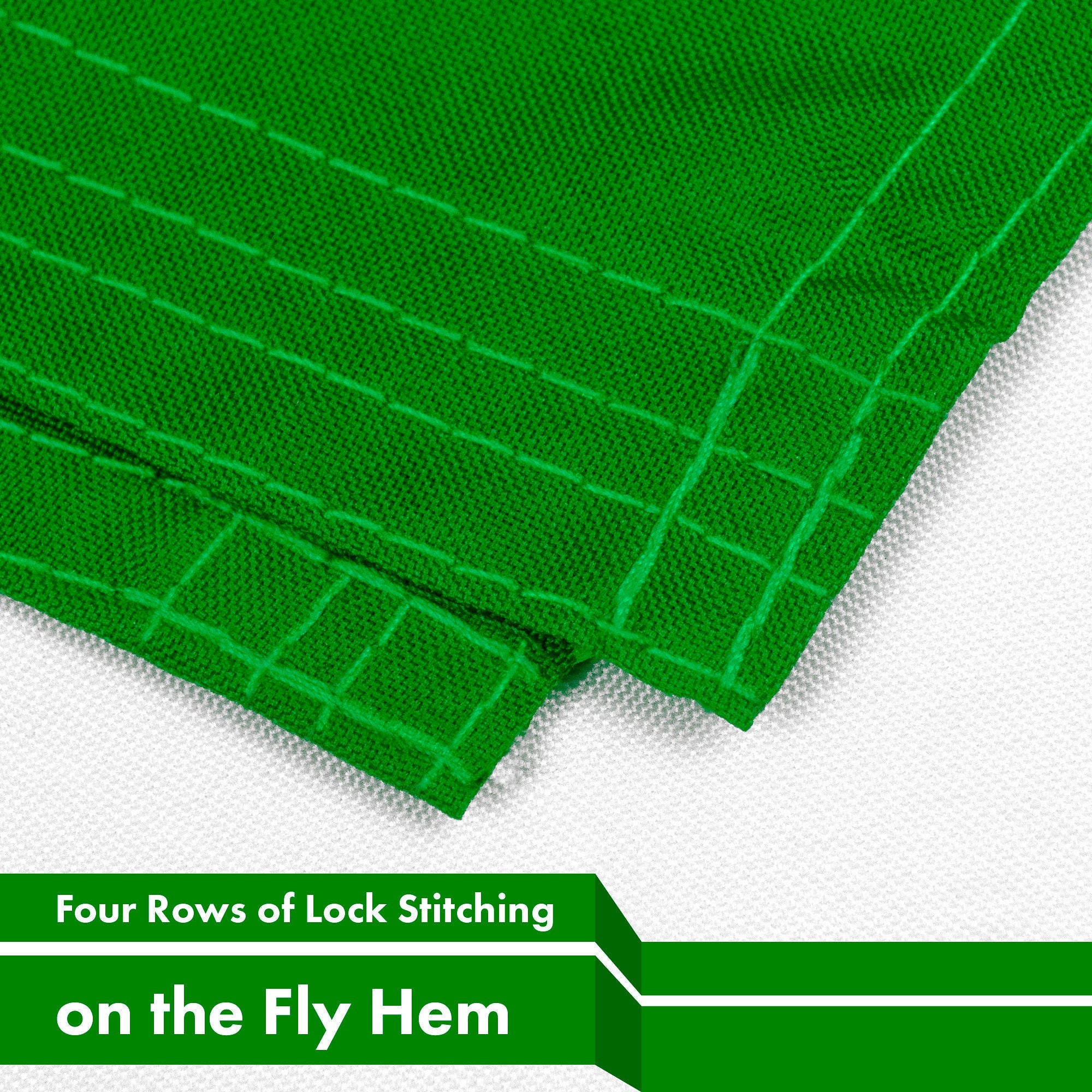 Nigeria (Nigerian) Flag 150D Printed Polyester 3x5 Ft