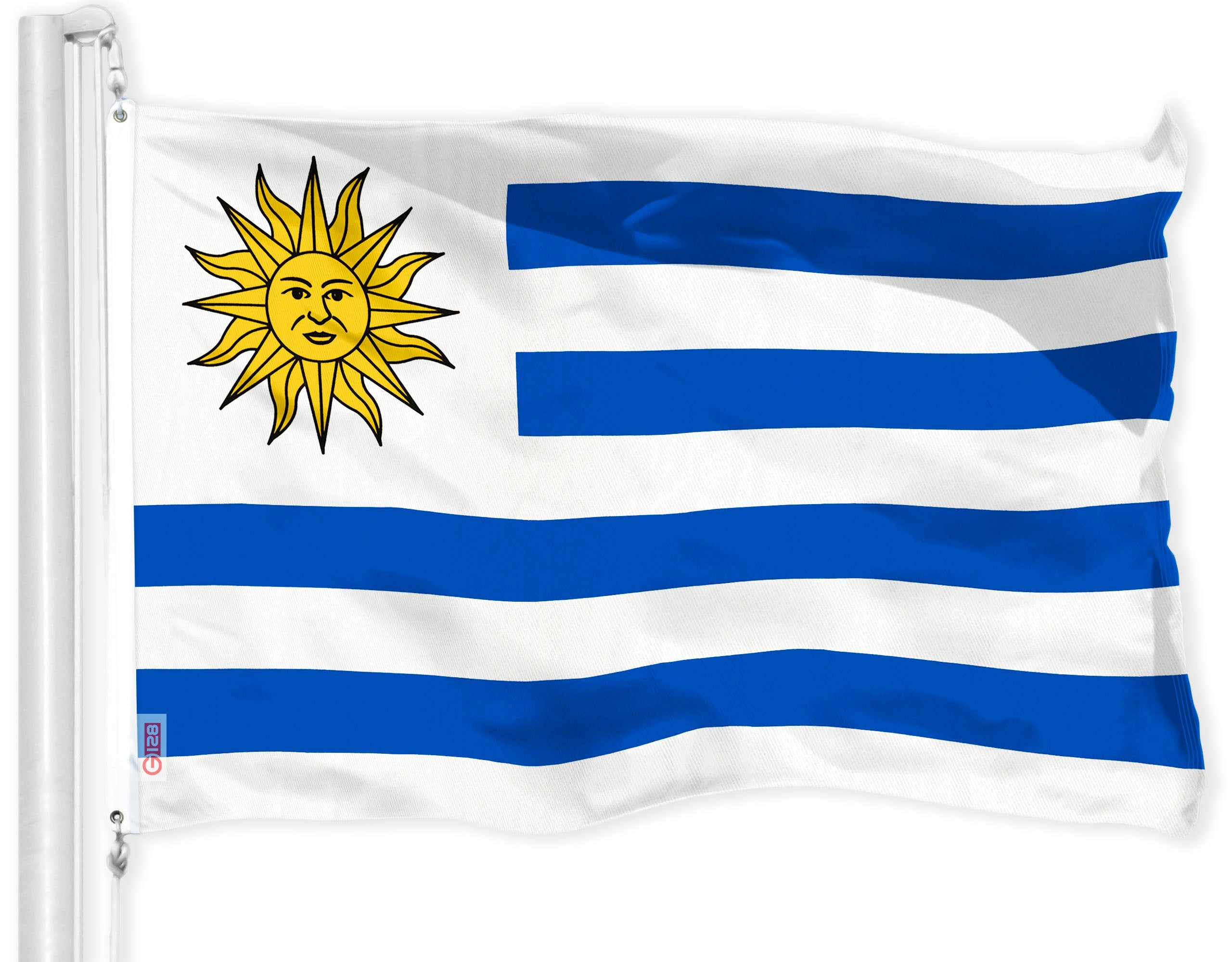Uruguay (Uruguayan) Flag 150D Printed Polyester 3x5 Ft