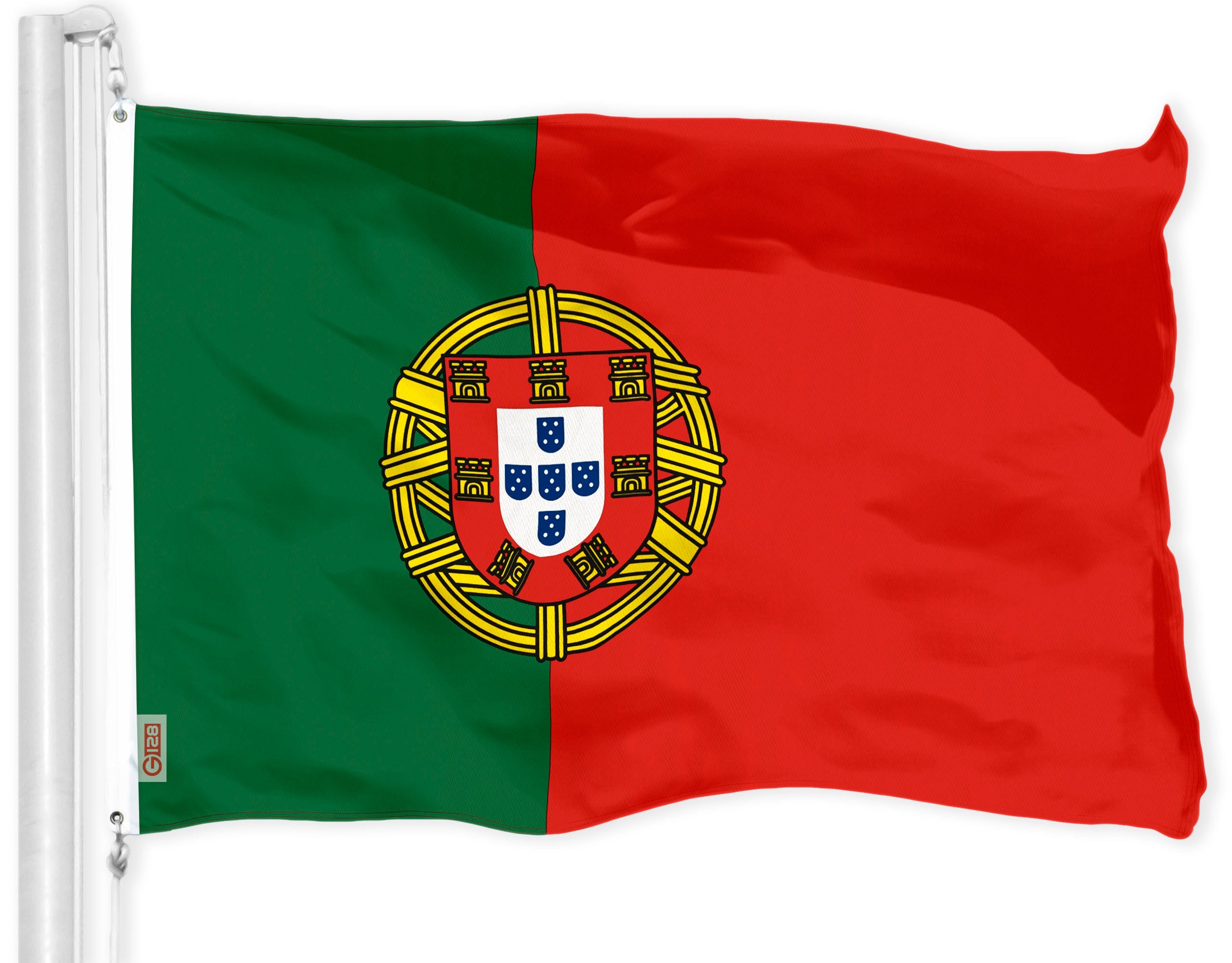 Portugal (Portuguese) Flag 150D Printed Polyester 3x5 Ft