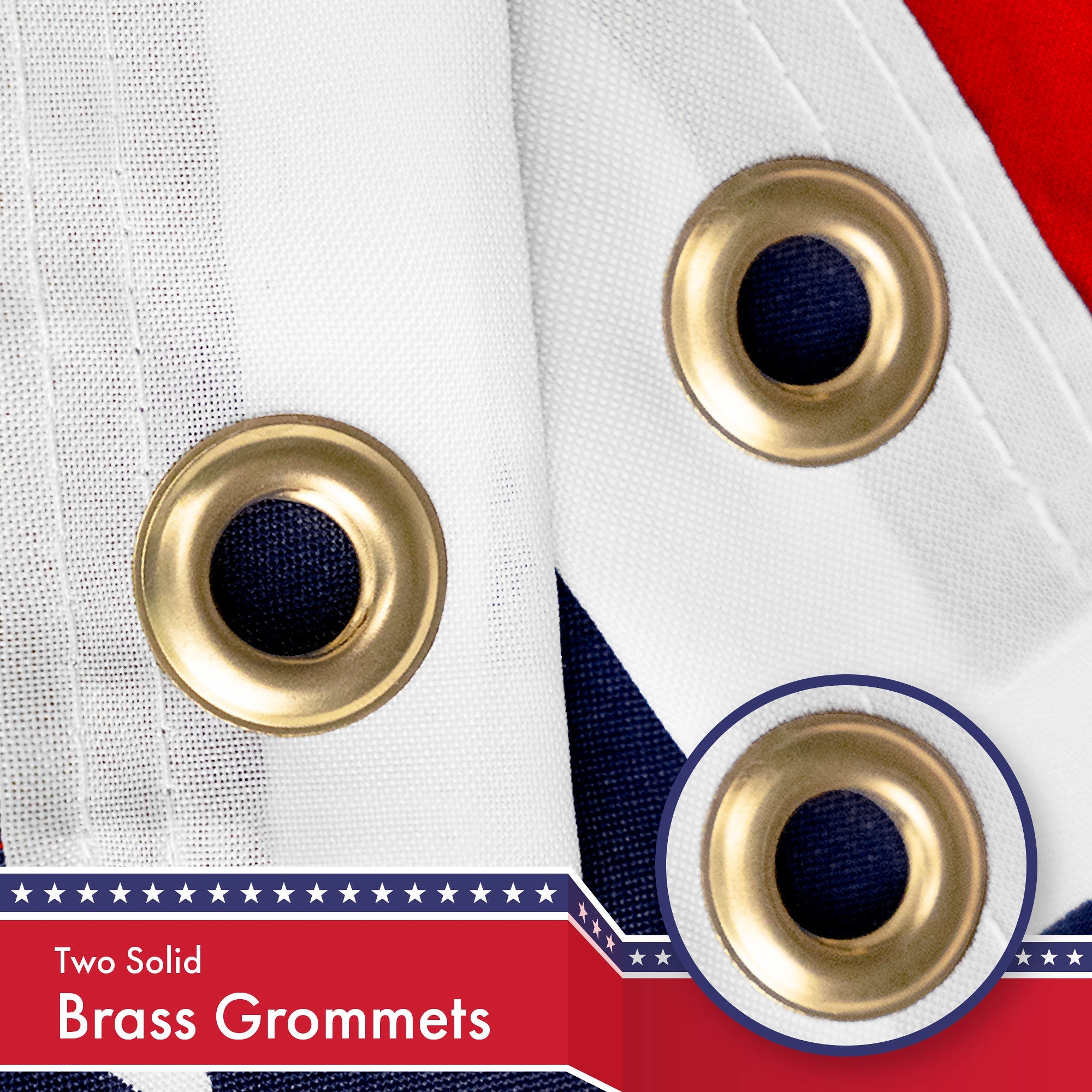 G128 American USA Flag | 2x3 Ft | LiteWeave Pro Series Printed 150D Polyester | Country Flag, Indoor/Outdoor, Vibrant Colors, Brass Grommets, Thicker and More Durable Than 100D 75D Polyester