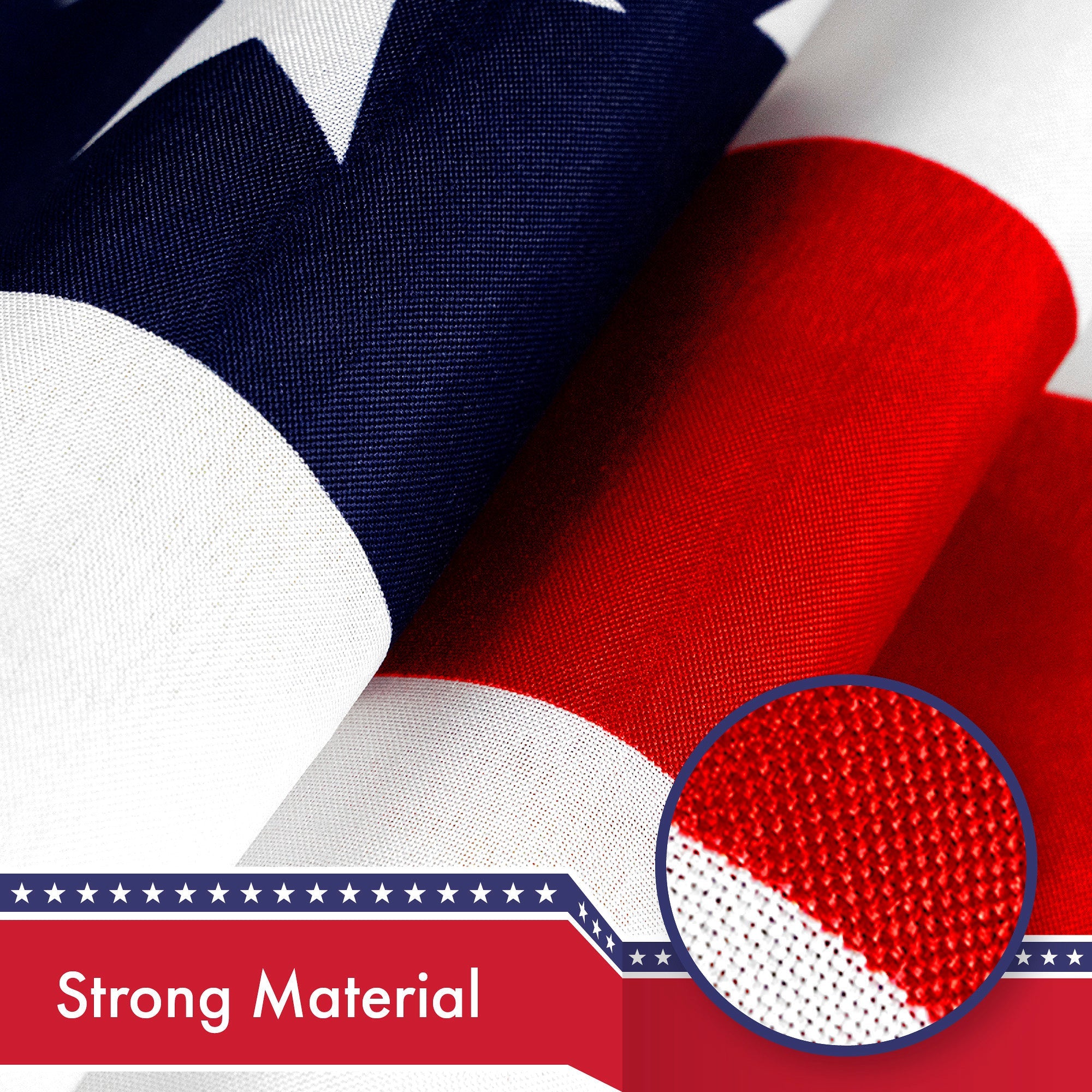 G128 American USA Flag | 4x6 Ft | LiteWeave Pro Series Printed 150D Polyester | Country Flag, Indoor/Outdoor, Vibrant Colors, Brass Grommets, Thicker and More Durable Than 100D 75D Polyester