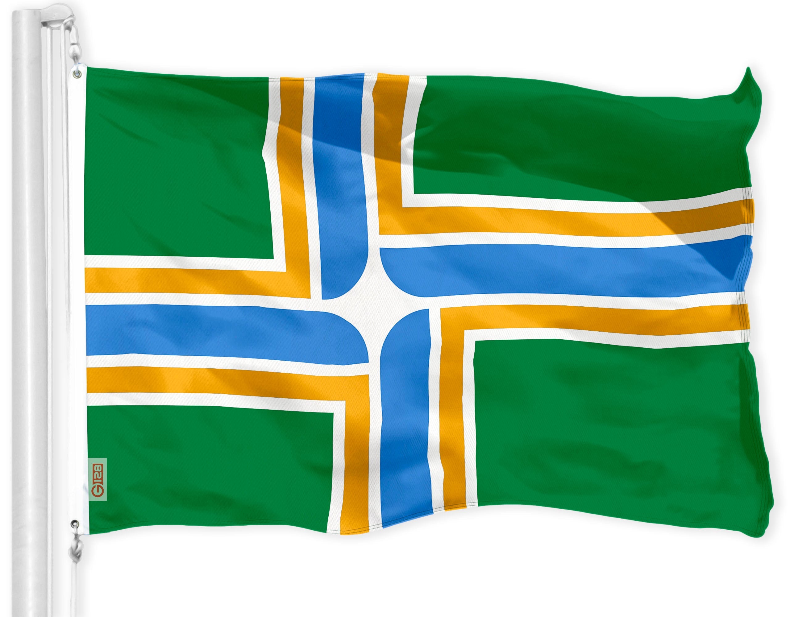 G128 Portland City Flag | 3x5 feet | Printed 150D Quality Polyester