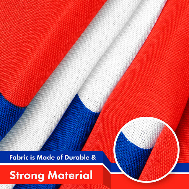 Russia (Russian) Flag 150D Printed Polyester 3x5 Ft