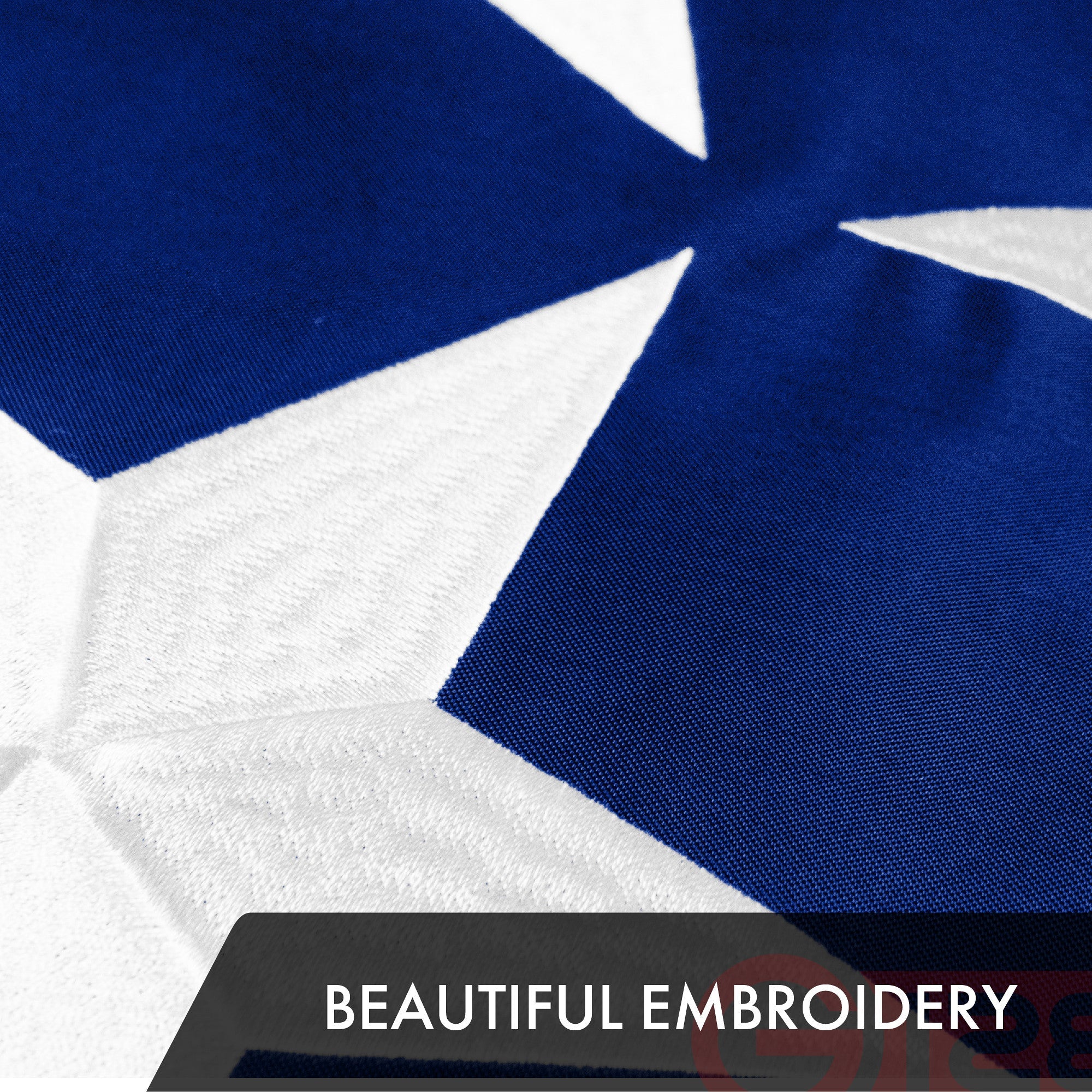 G128 Tennessee TN State Flag | 1x1.5 Ft | ToughWeave Series Embroidered 300D Polyester | Embroidered Design, Indoor/Outdoor, Brass Grommets