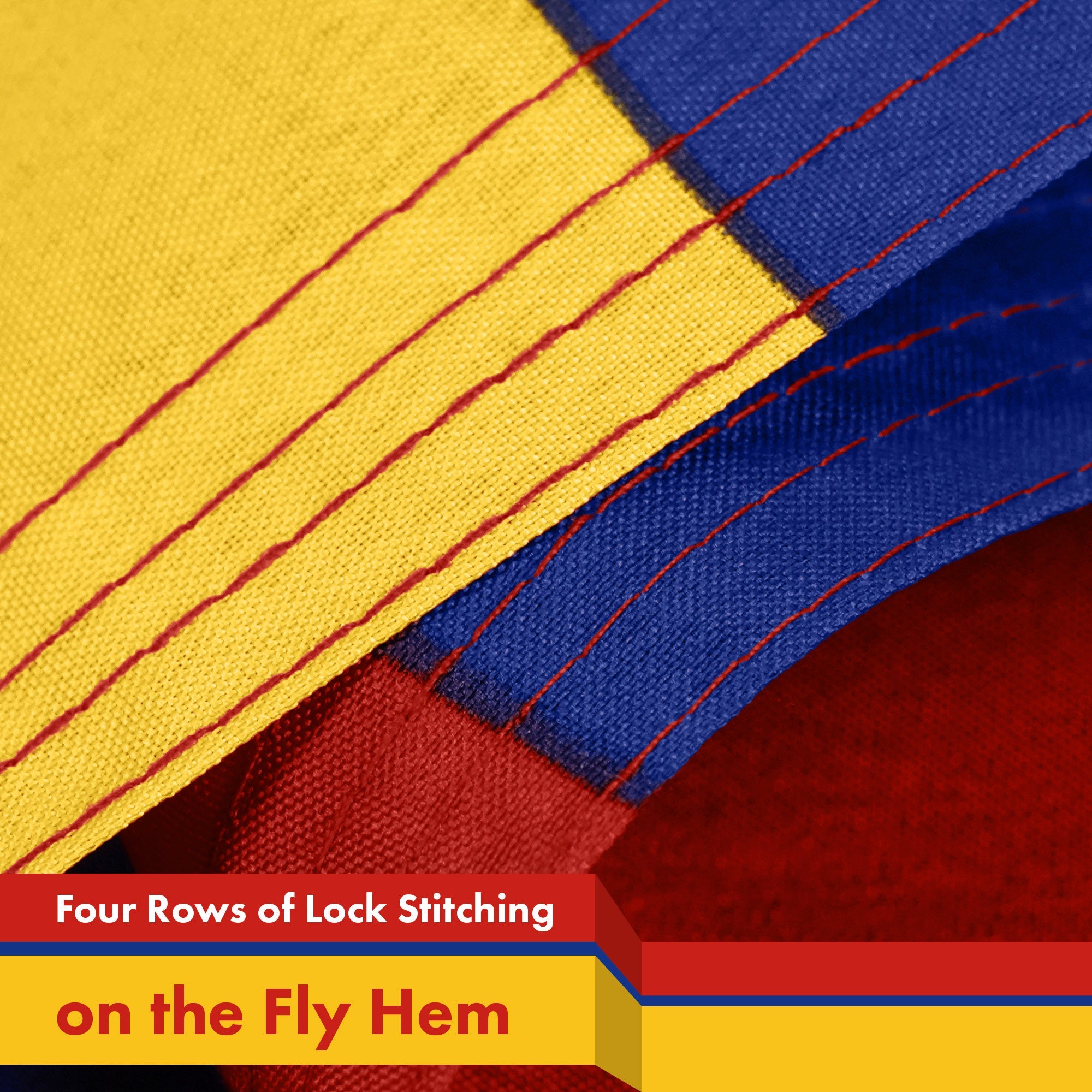 Armenia Armenian Flag 3x5 feet Printed 150D, Indoor/Outdoor, Vibrant Colors, Brass Grommets, Quality Polyester, Much Thicker More Durable Than 100D 75D Polyester