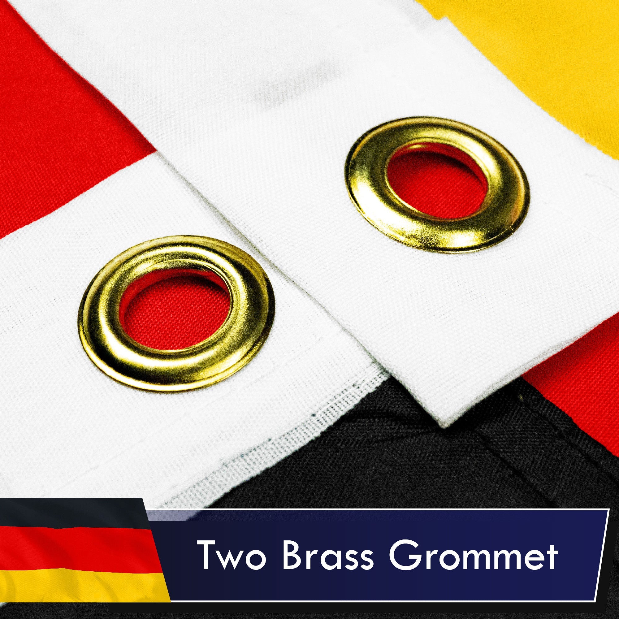 Germany (German) Flag 75D Printed Polyester 3x5 Ft