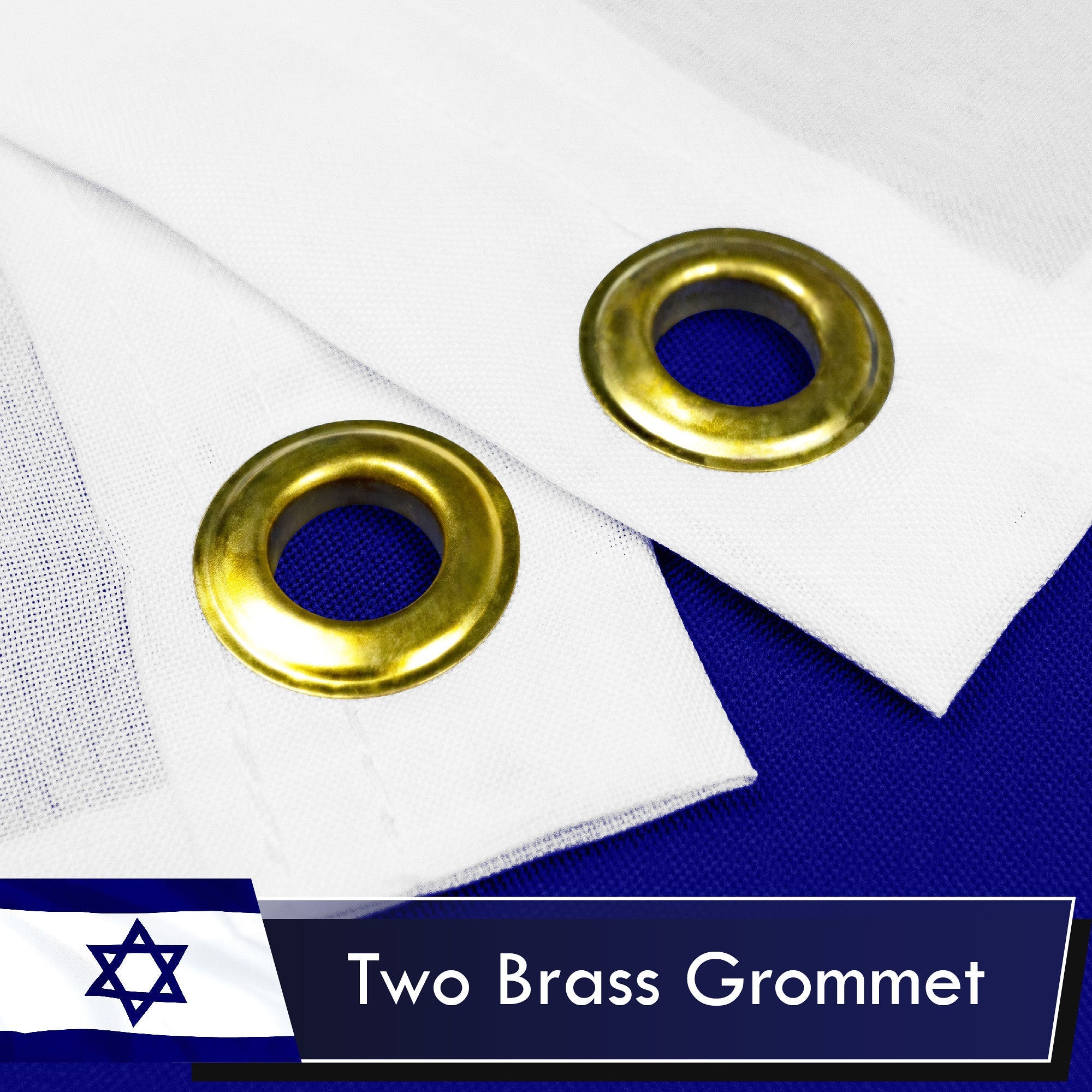 Israel (Israeli) Flag 75D Printed Polyester 3x5 Ft