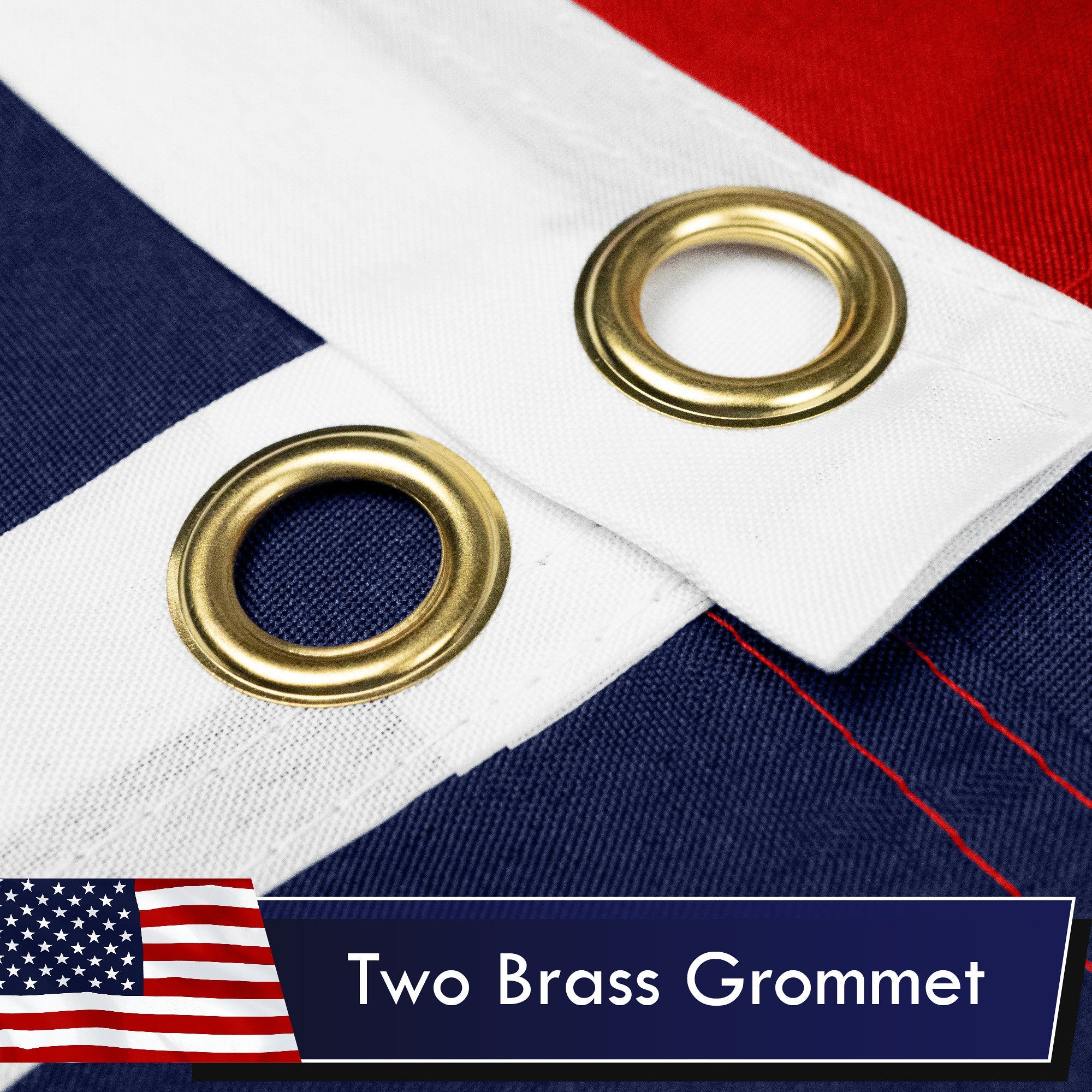 American Flag 75D Printed Polyester 3x5 Ft