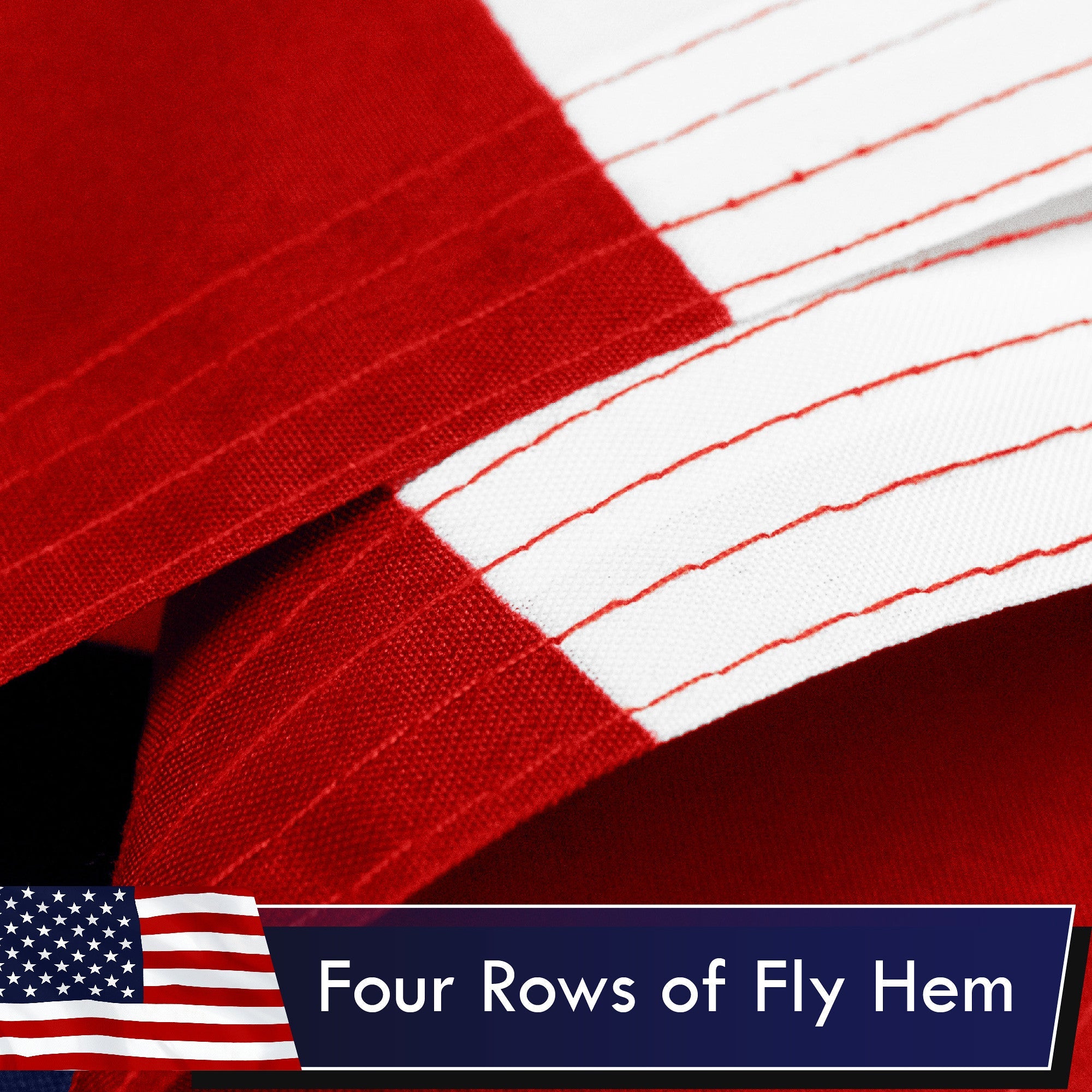 American Flag 75D Printed Polyester 3x5 Ft