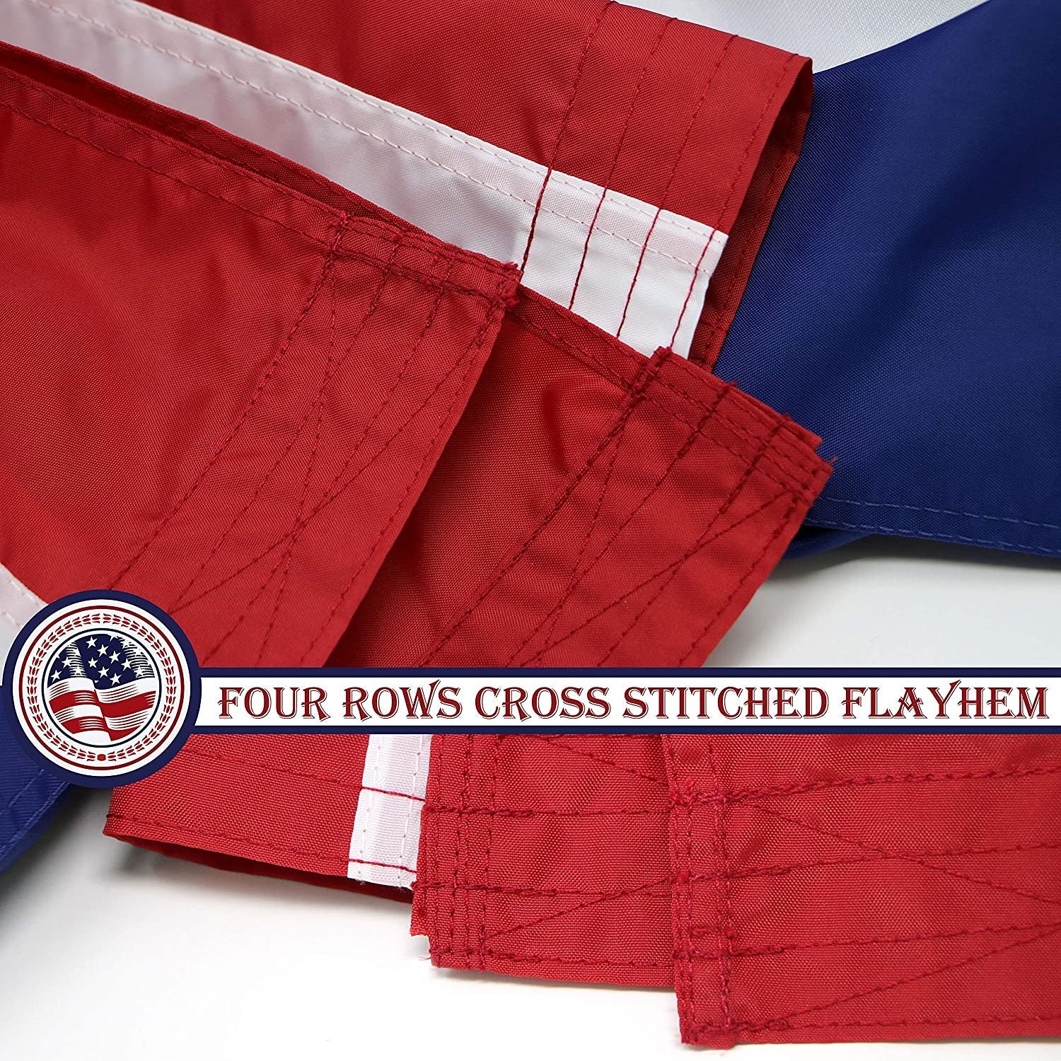 American Flag Nylon Embroidered 5x8 Ft