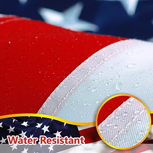 American Flag 300D Embroidered Polyester 6x10 Ft