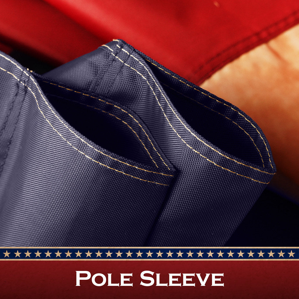 G128 Texas Tea-Stained TX State Flag | 3x5 Ft | Pole Sleeve Embroidered 420D Polyester - Embroidered Stars, Sewn Stripes, Brass Grommets, Indoor/Outdoor, Vibrant Colors, Quality Polyester