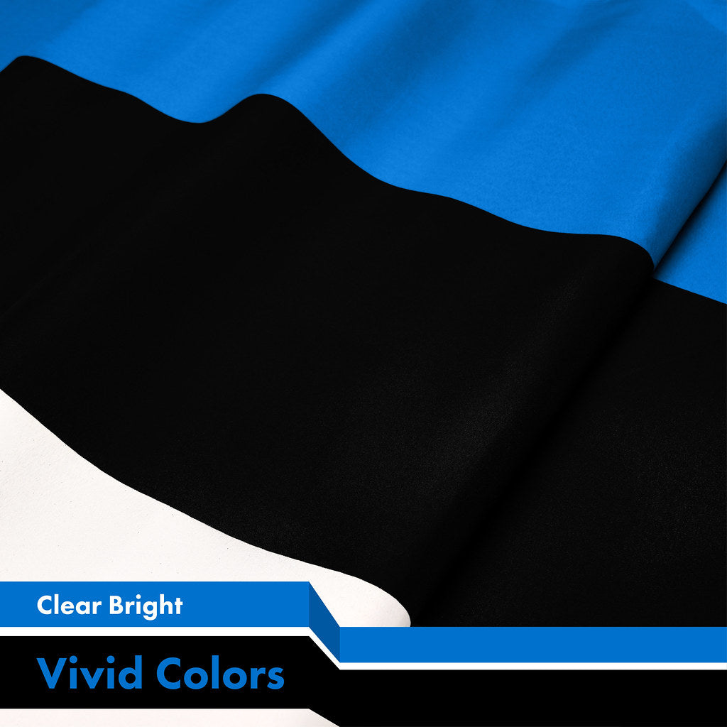 G128 Estonia Estonian Flag | 3x5 Ft | Printed 150D Polyester - Indoor/Outdoor, Vibrant Colors, Brass Grommets, Quality Polyester, Much Thicker More Durable Than 100D 75D Polyester