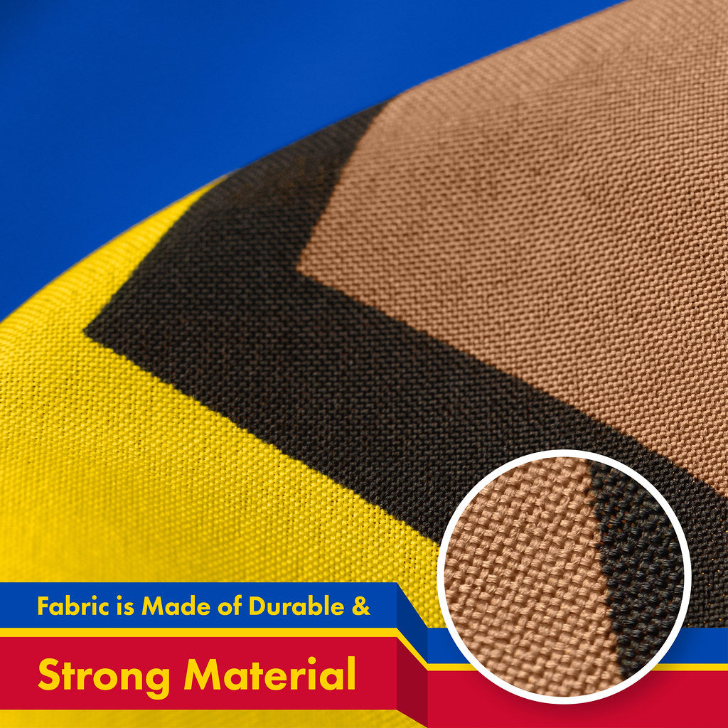 G128 Moldova Moldovan Flag | 3x5 Ft | Printed 150D Polyester - Indoor/Outdoor, Vibrant Colors, Brass Grommets, Quality Polyester, Much Thicker More Durable Than 100D 75D Polyester