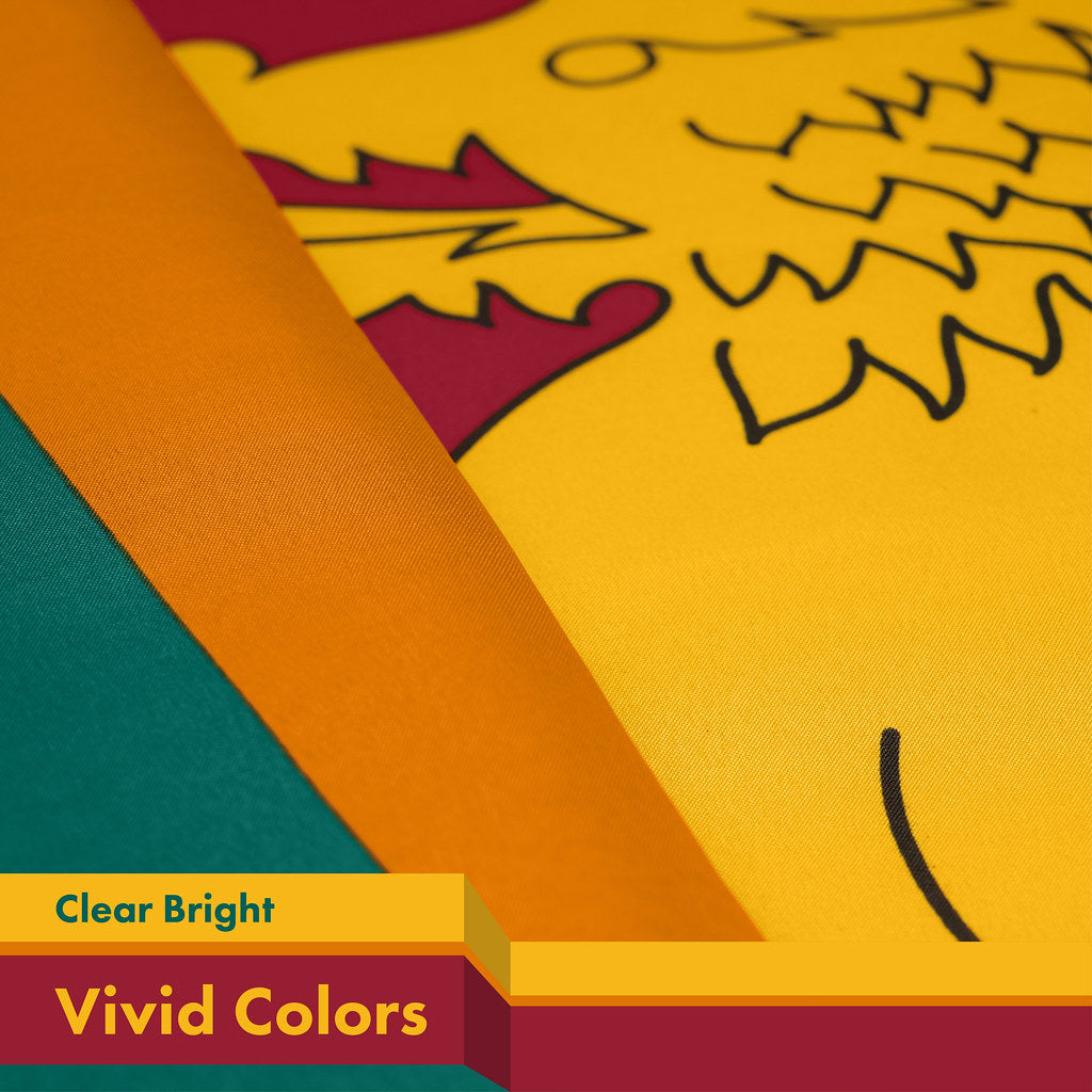 G128 Sri Lanka Sri Lankan Flag | 3x5 Ft | Printed 150D Polyester - Indoor/Outdoor, Vibrant Colors, Brass Grommets, Quality Polyester, Much Thicker More Durable Than 100D 75D Polyester