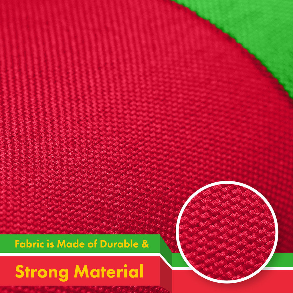 G128 Myanmar Burmese Flag | 3x5 Ft | Printed 150D Polyester - Indoor/Outdoor, Vibrant Colors, Brass Grommets, Quality Polyester, Much Thicker More Durable Than 100D 75D Polyester