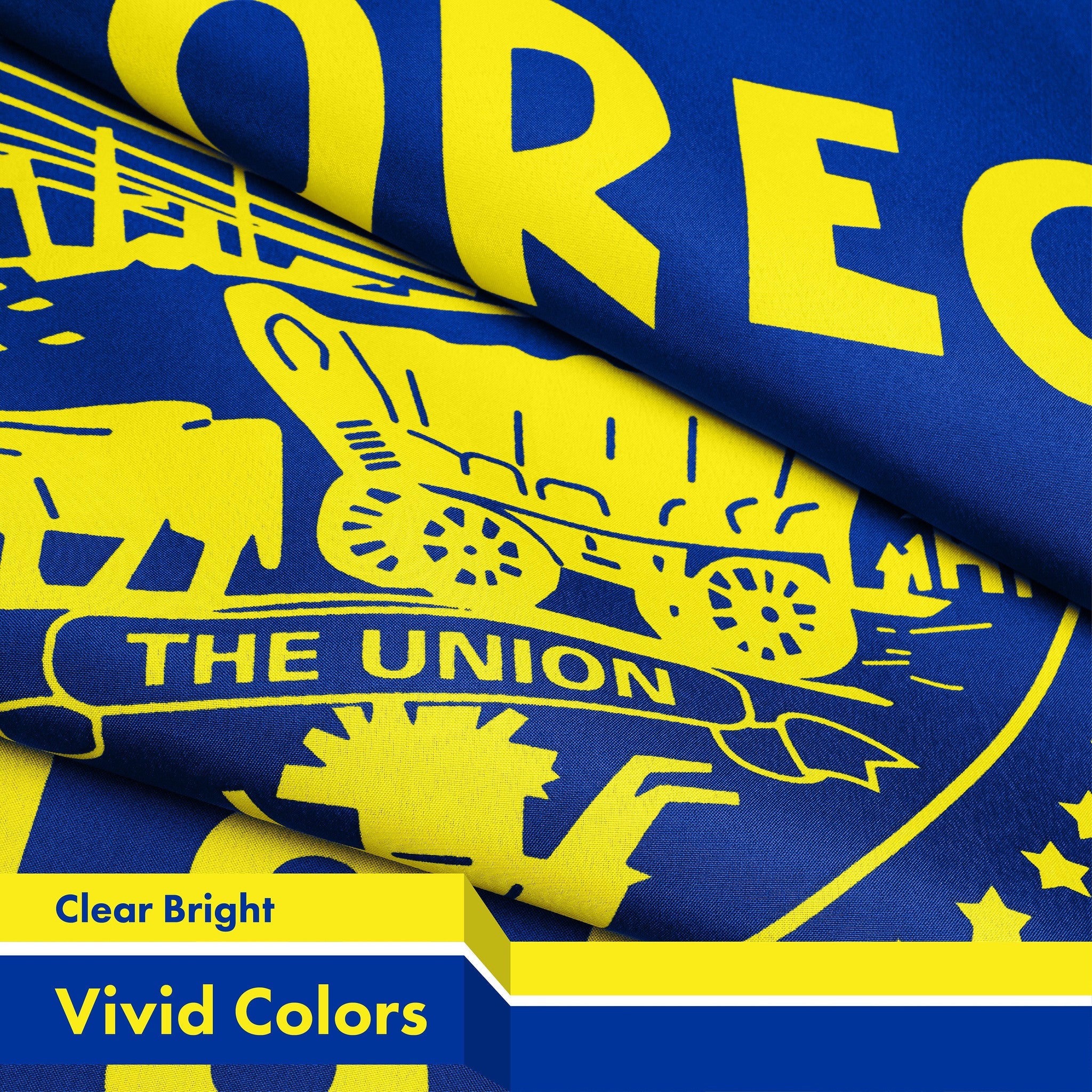 G128 Oregon OR State Flag | 3x5 Ft | Double LiteWeave Pro Series Double Sided Printed 150D Polyester | Indoor/Outdoor, Vibrant Colors, Brass Grommets, Thicker and More Durable Than 100D 75D Poly, 2-ply