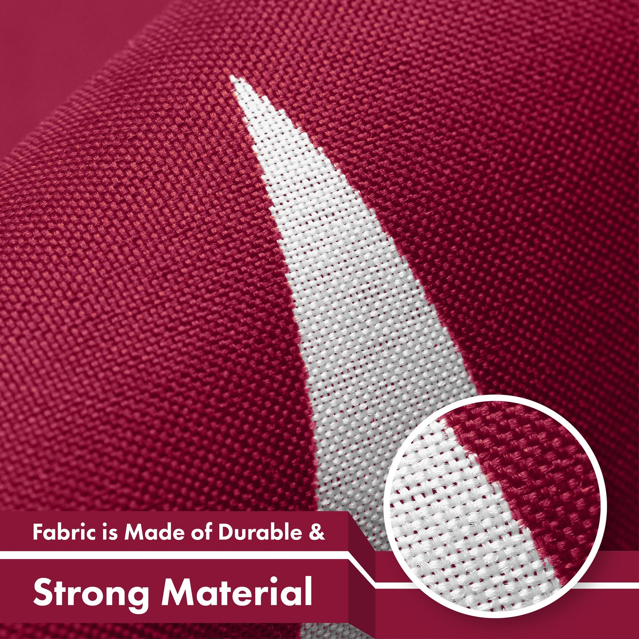 G128 Qatar Qatari Flag | 3x5 Ft | LiteWeave Pro Series Printed 150D Polyester | Country Flag, Indoor/Outdoor, Vibrant Colors, Brass Grommets, Thicker and More Durable Than 100D 75D Polyester