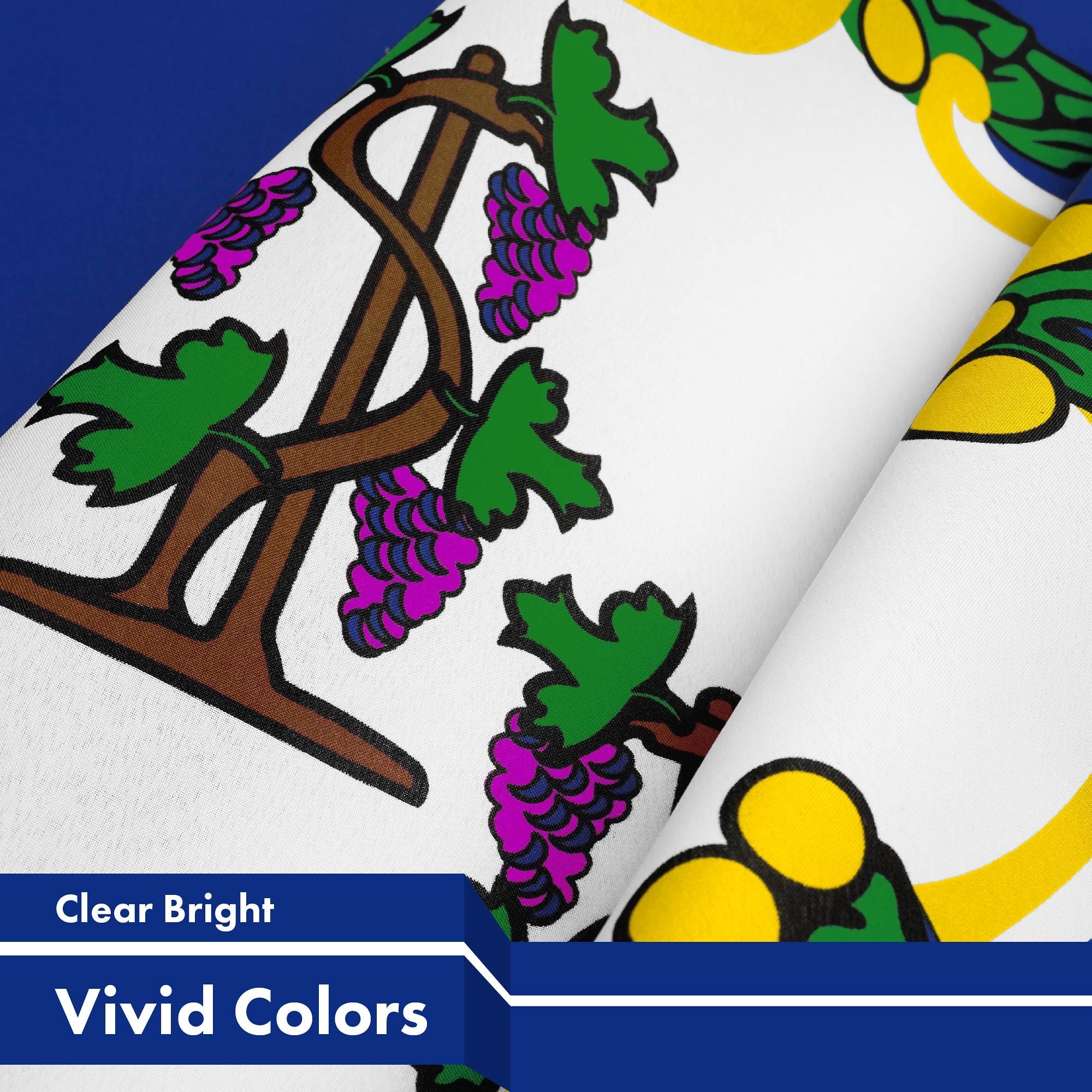 G128 Connecticut CT State Flag | 3x5 Ft | LiteWeave Pro Series Printed 150D Polyester | Indoor/Outdoor, Vibrant Colors, Brass Grommets, Thicker and More Durable Than 100D 75D Polyester