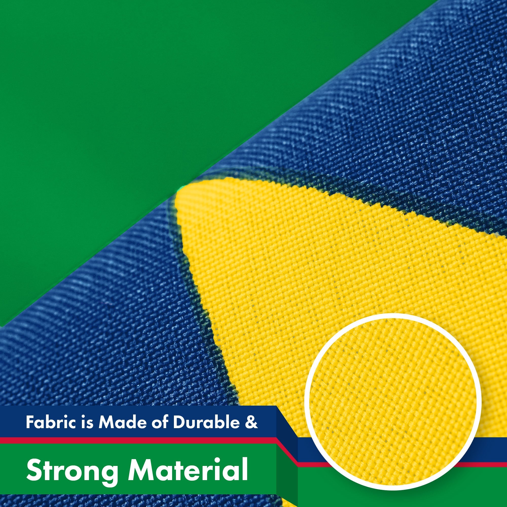 G128 Namibia Namibian Flag | 3x5 Ft | LiteWeave Pro Series Printed 150D Polyester | Country Flag, Indoor/Outdoor, Vibrant Colors, Brass Grommets, Thicker and More Durable Than 100D 75D Polyester