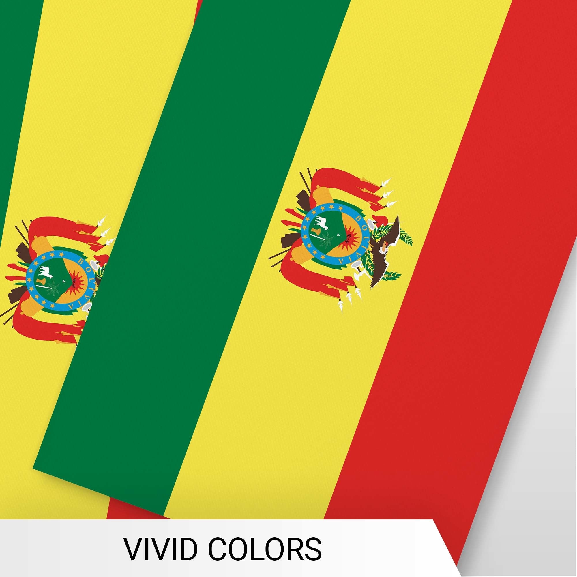 Bolivia Bolivian Bunting Banner | Flag 8.2 x 5.5 Inch, Full String 33 Feet | Printed 150D Polyester, Decorations For Bar, School, Festival Events Celebration