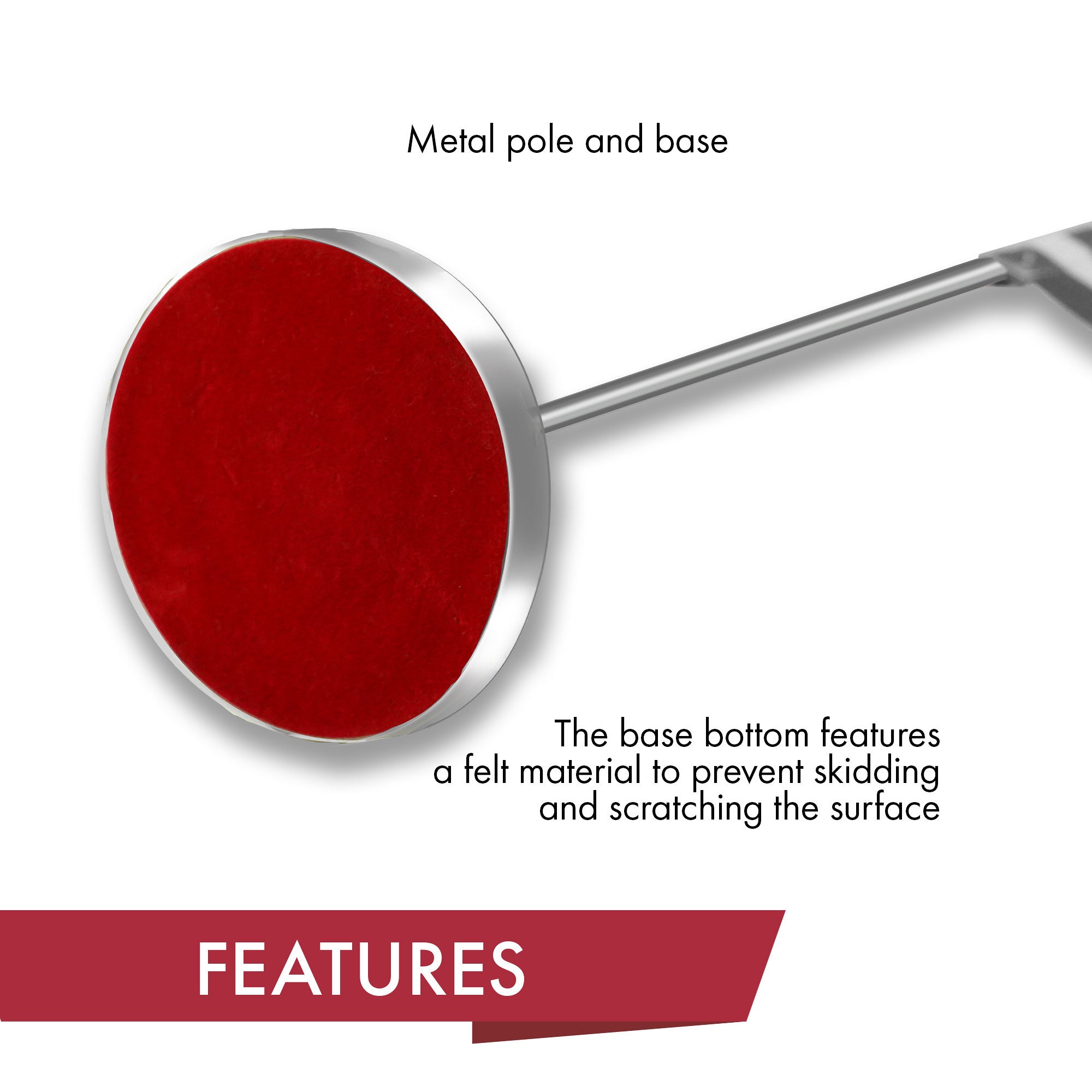 Argentina Argentinian Deluxe Desk Flag Set | 8.5x5.5 In | Printed 300D Polyester, with Silver Dome and Base, 15" Metal Pole, Decorations For Office, Home and Festival Events Celebration