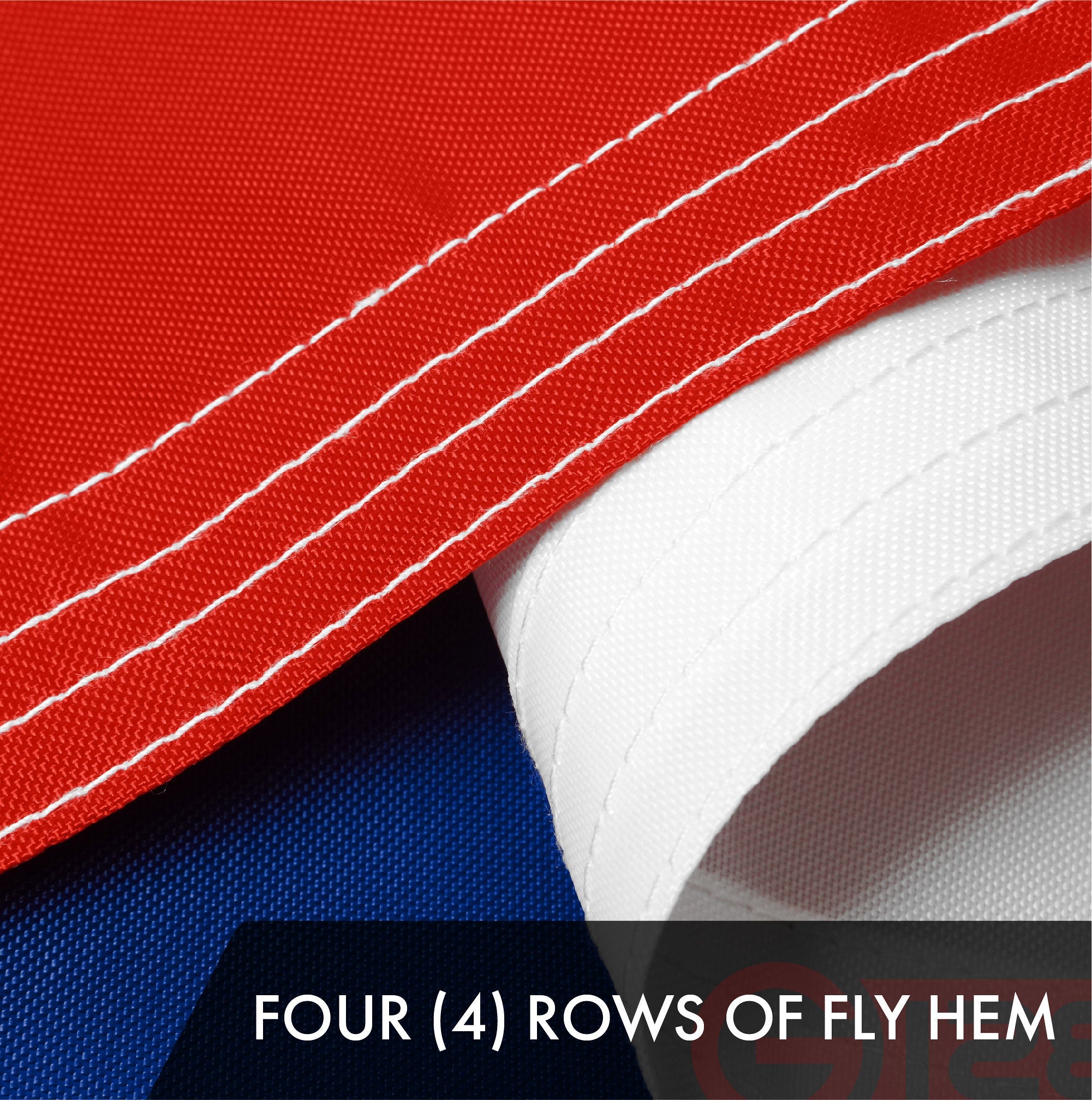 G128 Chile Chilean Flag | 3x5 Ft | ToughWeave Series Embroidered 300D Polyester | Country Flag, Embroidered Design, Indoor/Outdoor, Brass Grommets