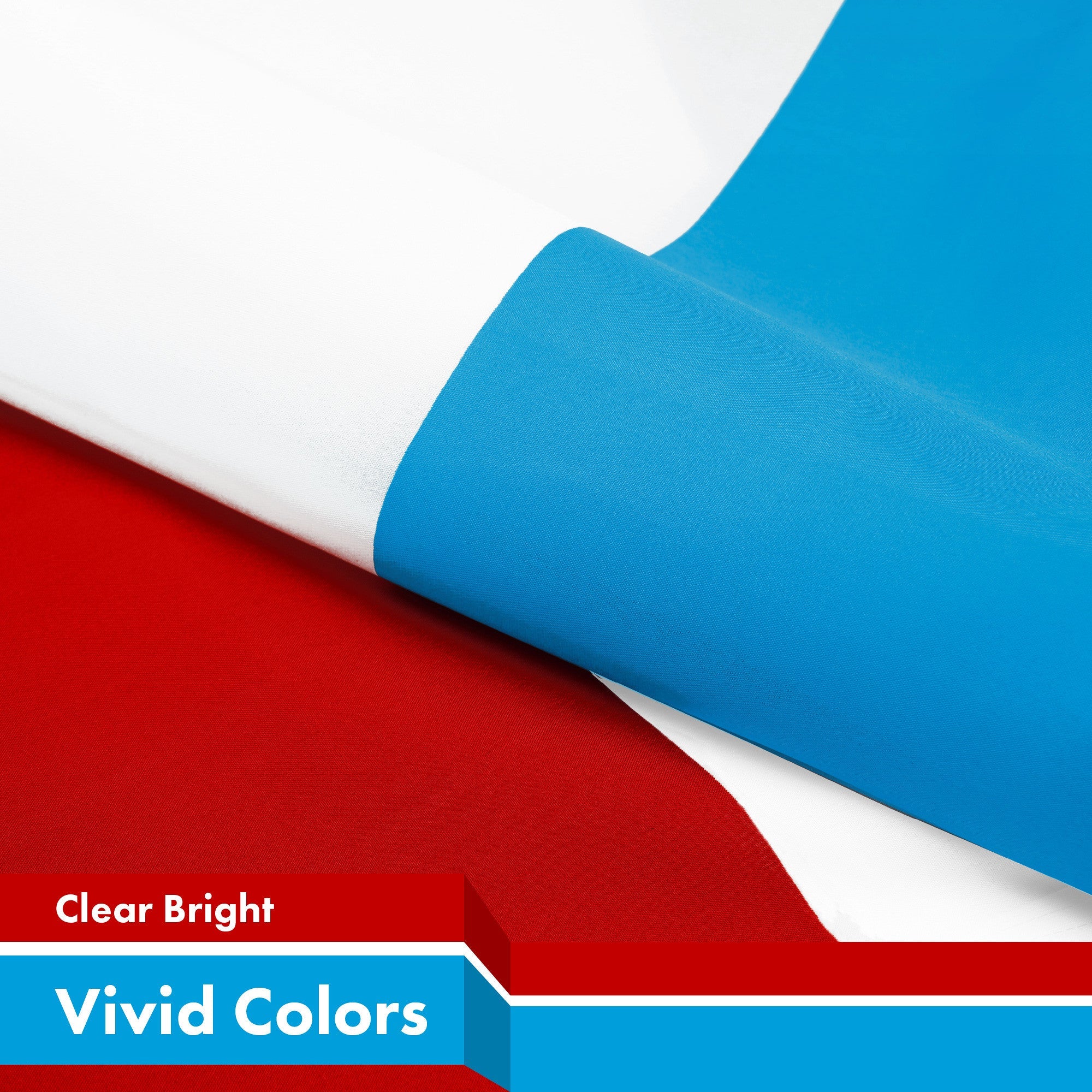 G128 Luxembourg Luxembourgers Flag | 3x5 Ft | LiteWeave Pro Series Printed 150D Polyester | Country Flag, Vibrant Colors, Brass Grommets, Thicker and More Durable Than 100D 75D Polyester