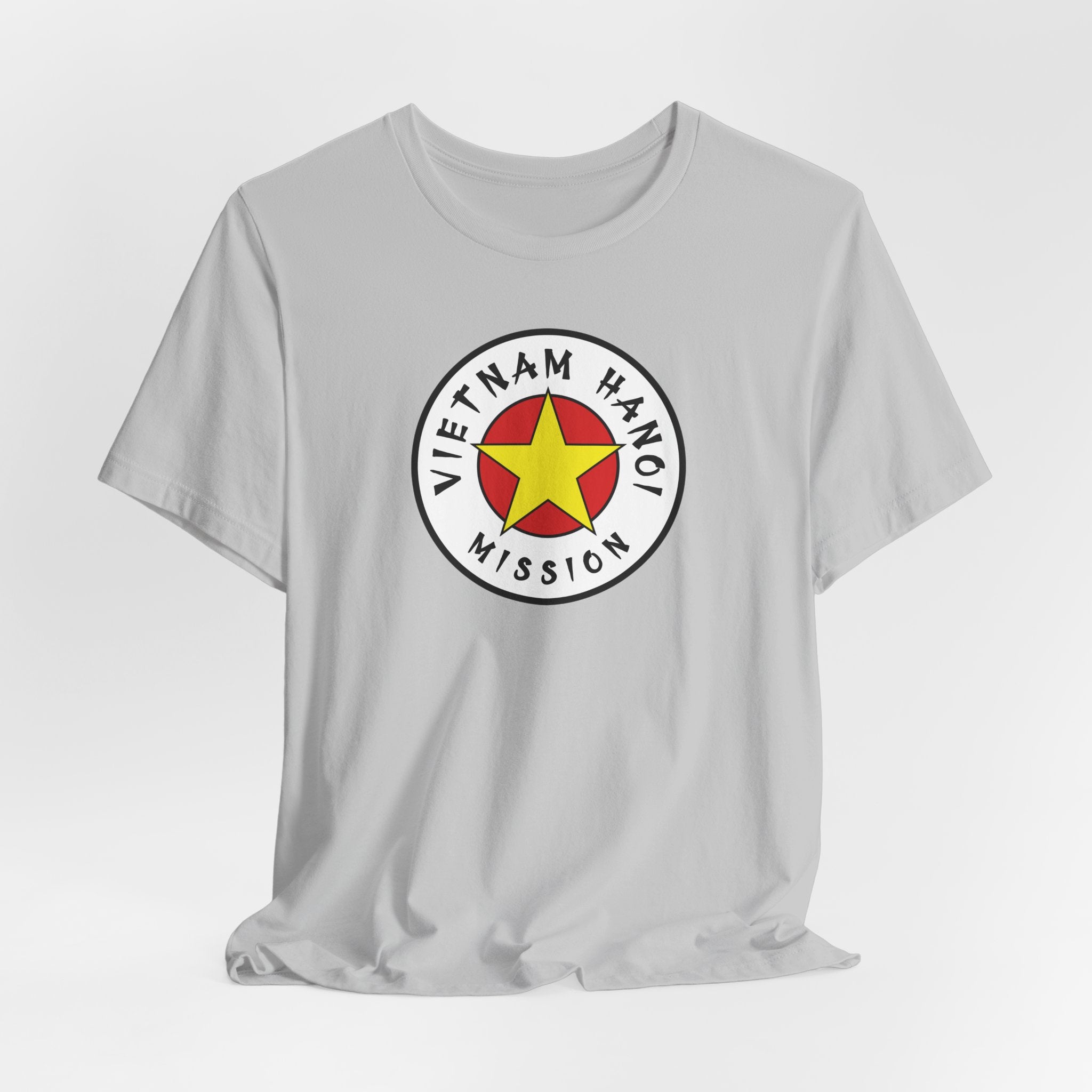 Vietnam Hanoi Mission Flag Logo (White Border) T-shirt
