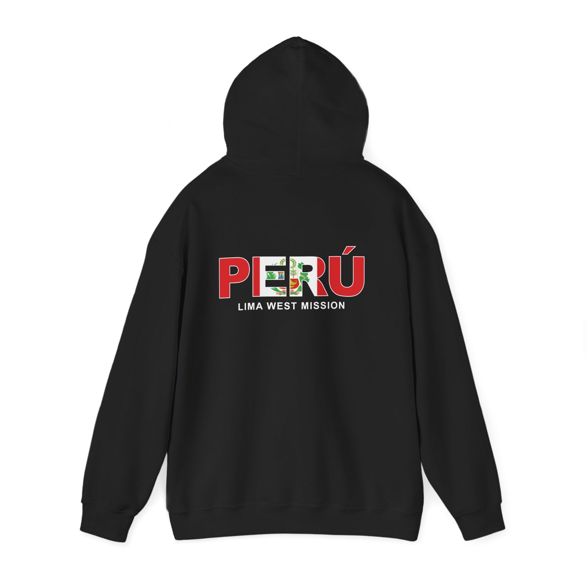 Peru Lima West Mission Flag Title Back Hoodie