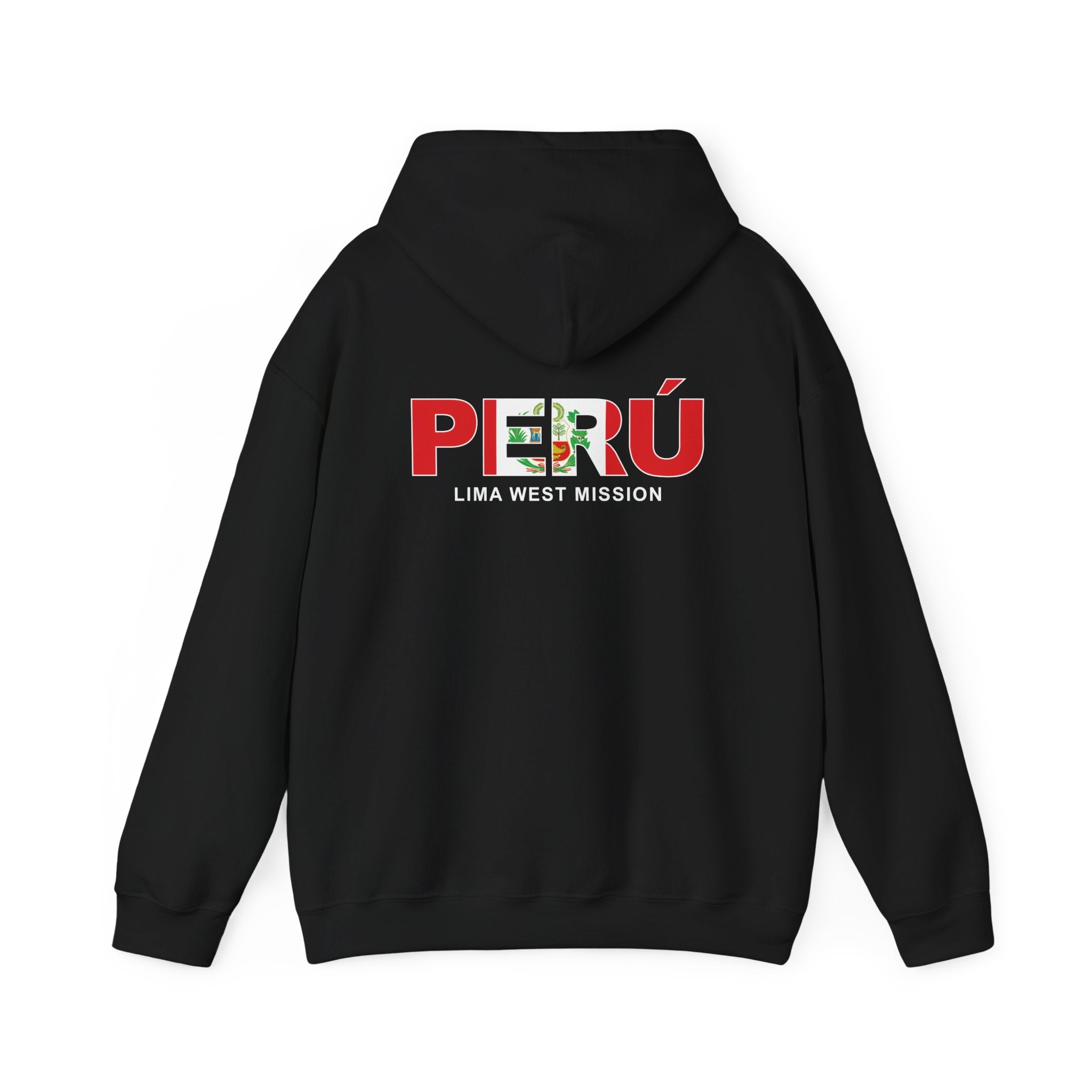 Peru Lima West Mission Flag Title Back Hoodie