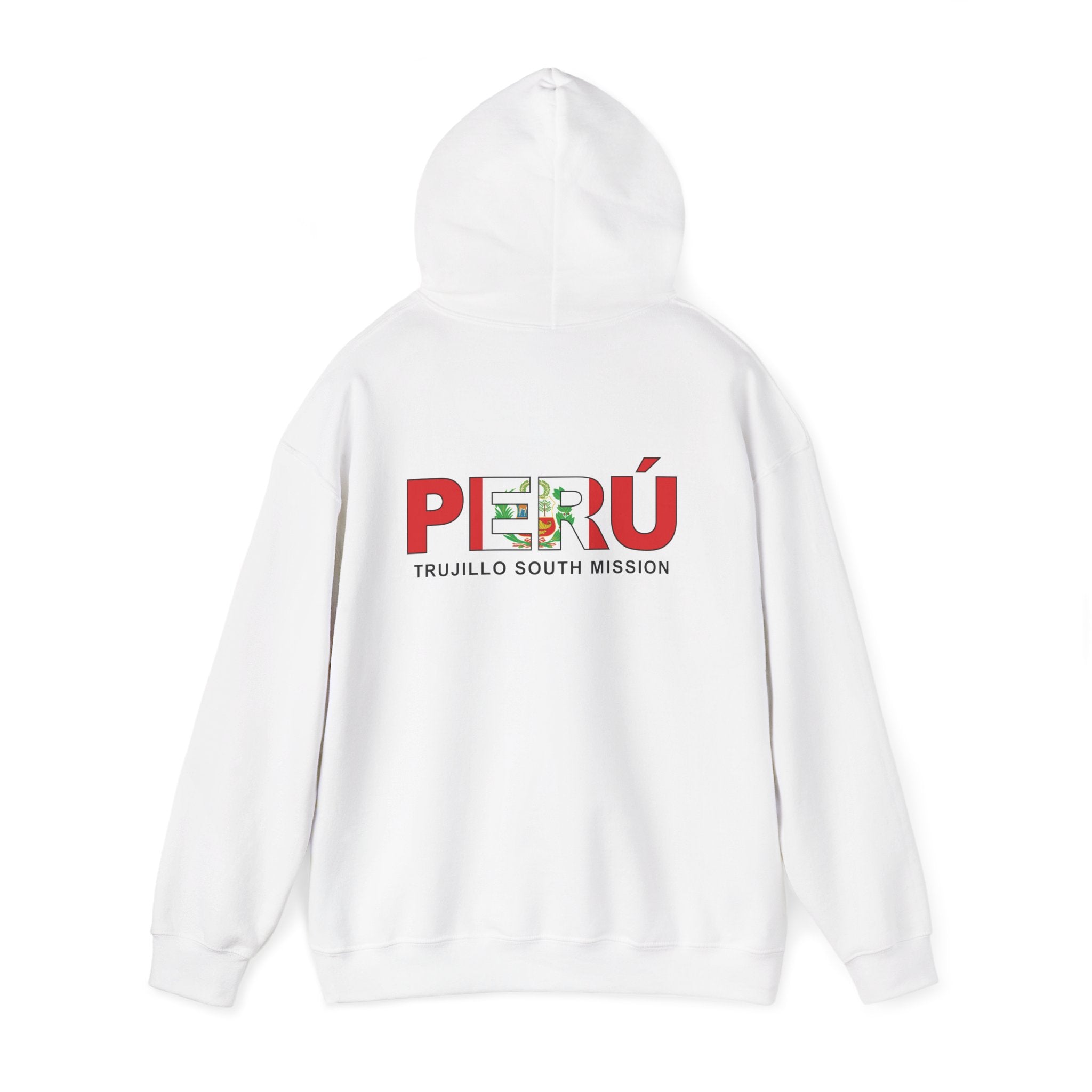 Peru Trujillo South Mission Flag Title Back Hoodie