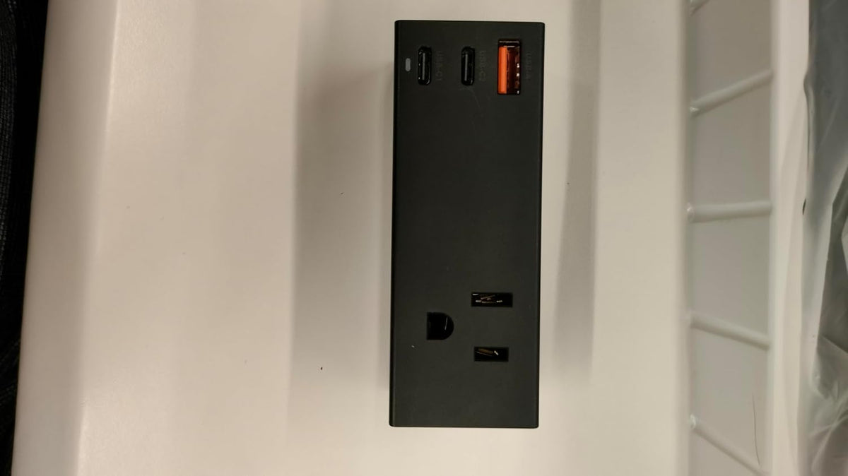 65W USB-C Power Strip Charger with USB + Dual USB-C, 2 USA Input - Fast Charging (NANFUSE-PS)