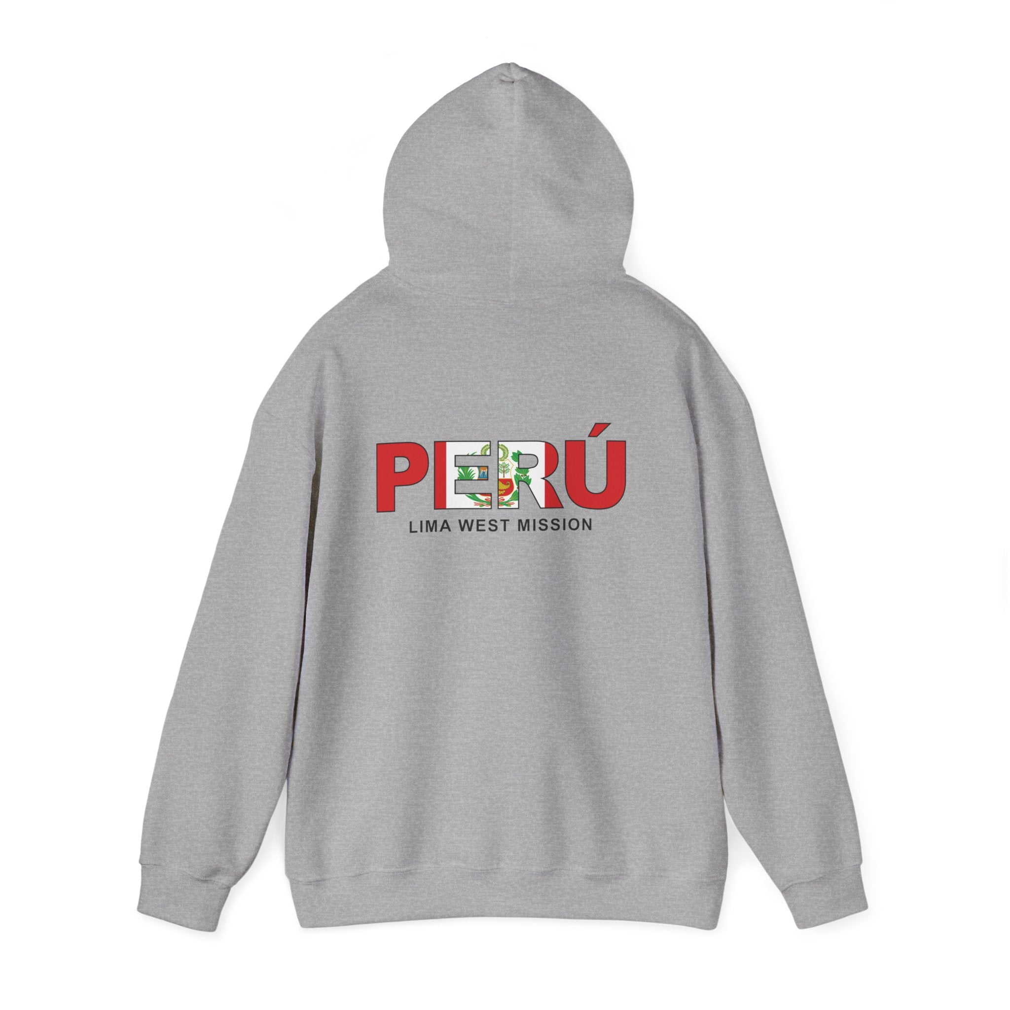 Peru Lima West Mission Flag Title Back Hoodie